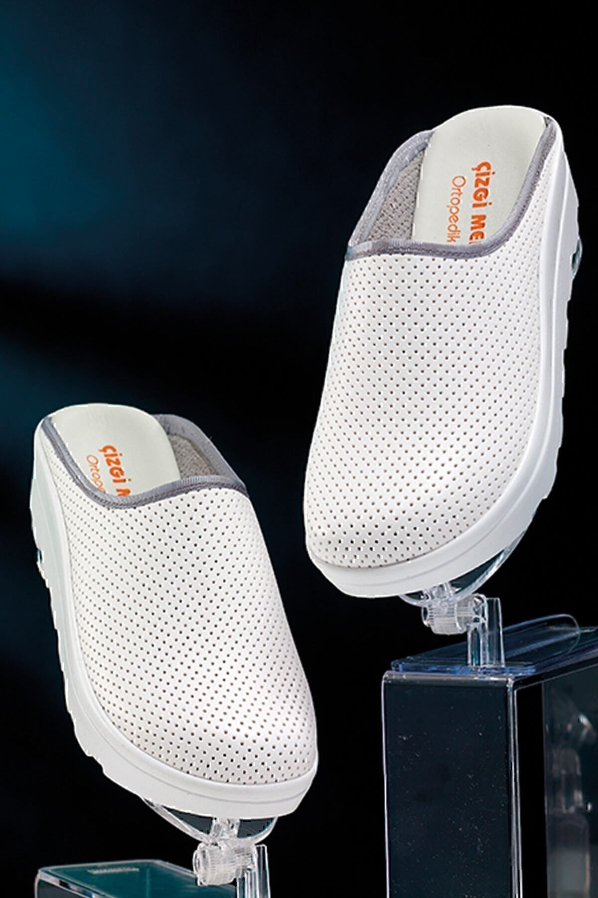 fit white classic women sabo slippers orthopedic doctor nurse hospital slippers