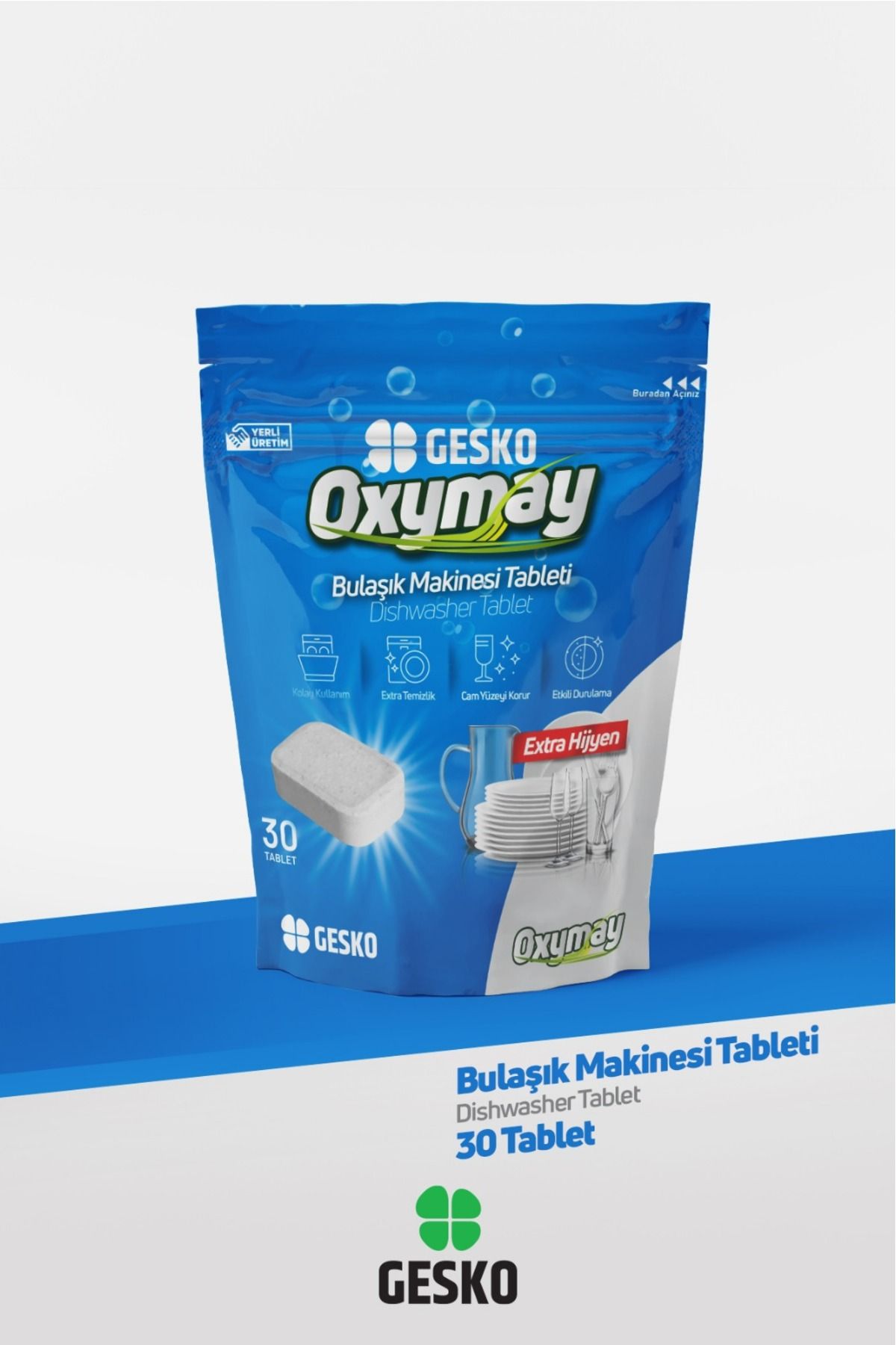 GESKO Bulaşık Makinesi Tableti Eco White 30 Adet