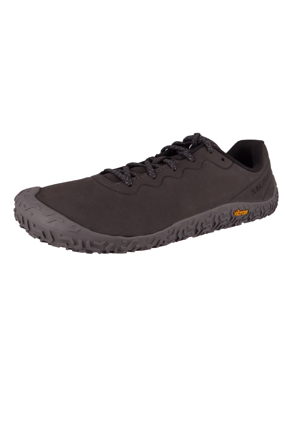 Merrell-Herren Laufschuhe Halbschuhe Wanderschuhe Vapor Glove 6 Leather Barefoot J067867 Grau Rock Leder mi 2