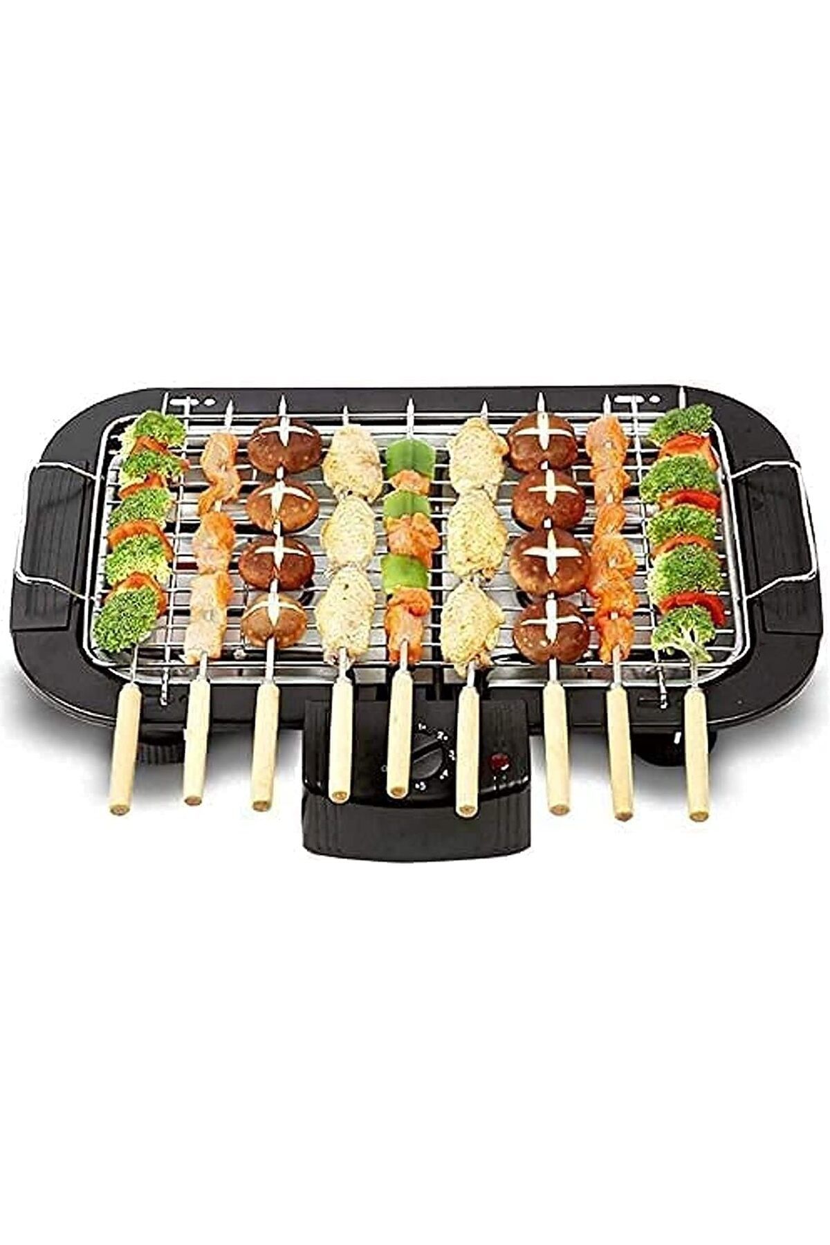 DubaiGallery-Electric barbecue grill, non-stick barbecue machine 5-level adjustable 2000W household electric 5