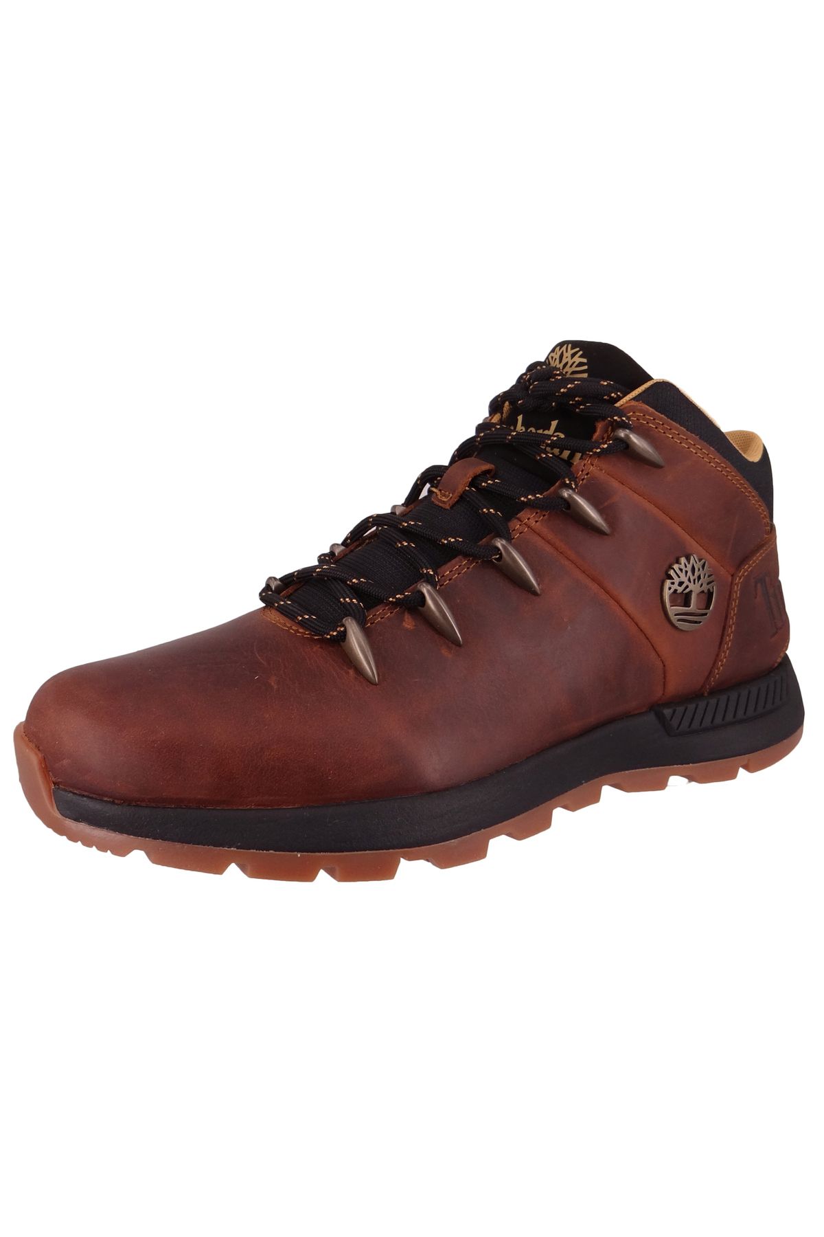 Timberland-Herren Sportliche Halbschuhe Sprint Trekker Mid TB0A67TG943 Braun Medium Brown Leder mit Außensohle 1