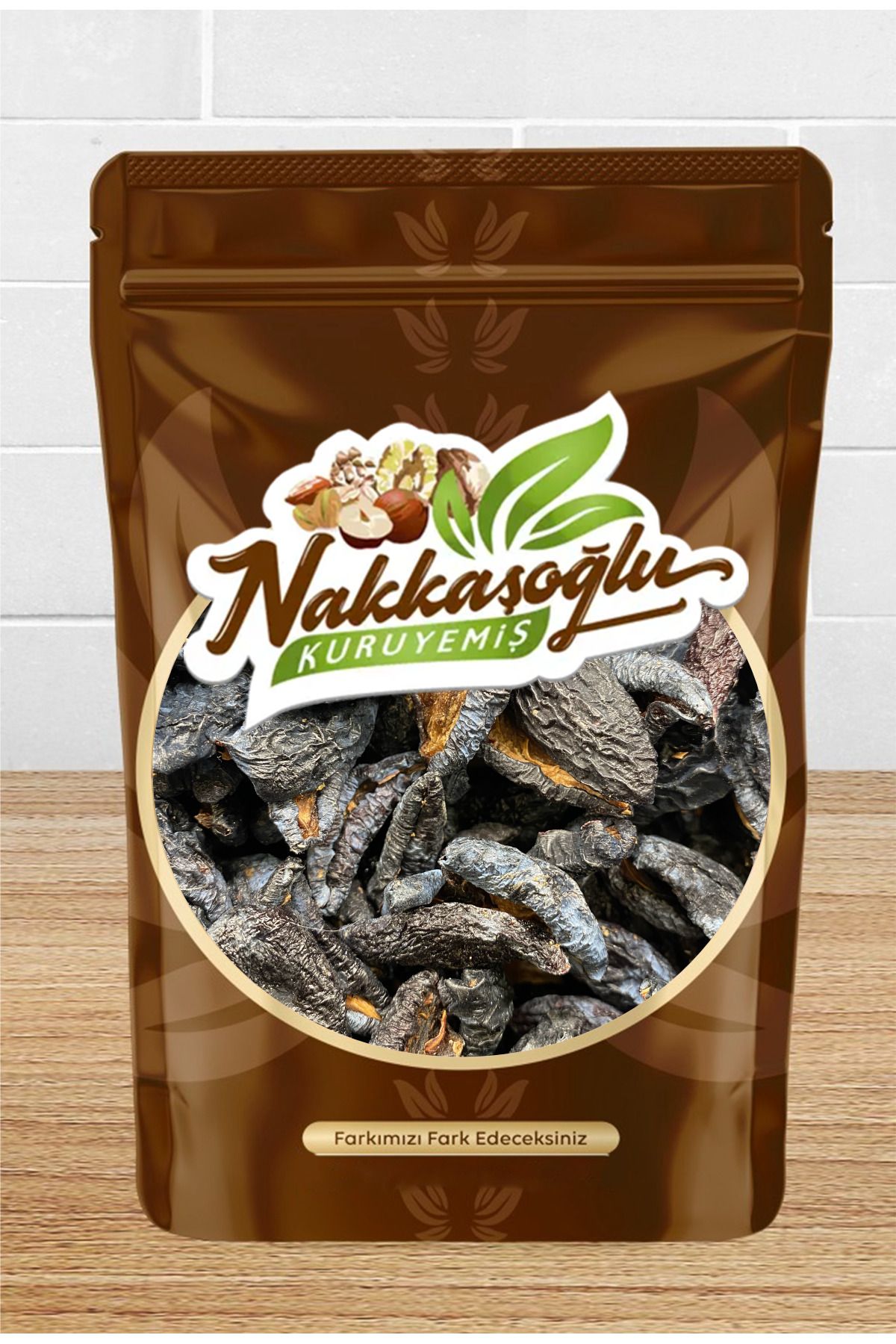 Nakkaşoğlu Kuruyemiş Siyah Yaprak Erik Kurusu 250gr