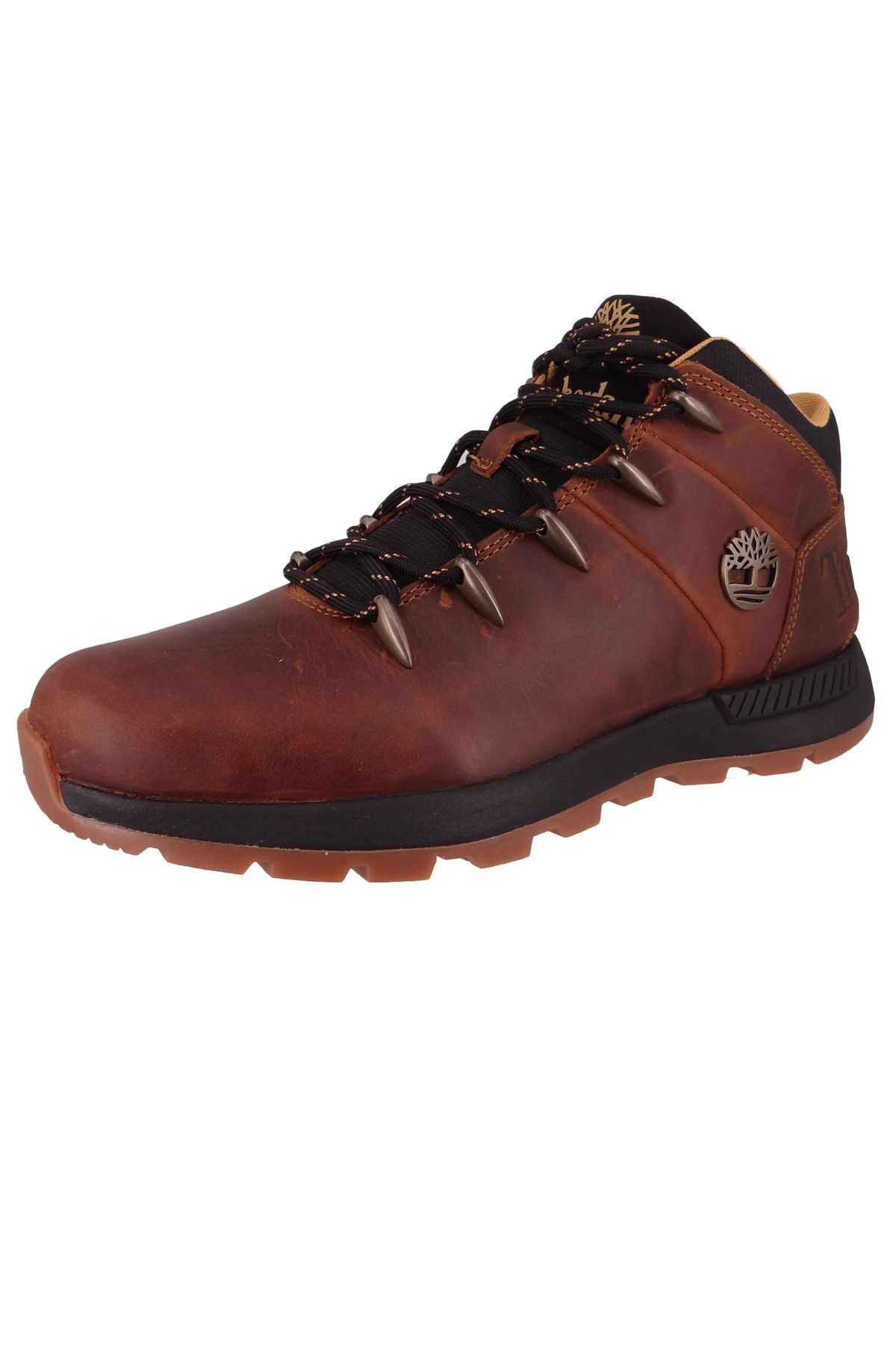 Timberland-Herren Sportliche Halbschuhe Sprint Trekker Mid TB0A67TG943 Braun Medium Brown Leder mit Außensohle 2