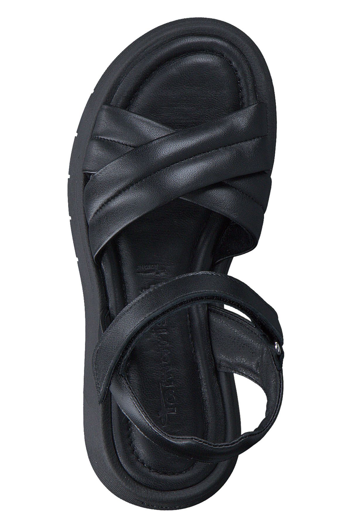 Tamaris-Damen Sandalen 1-28704-42 Schwarz 003 Black Leather Leder mit TOUCH-IT 4