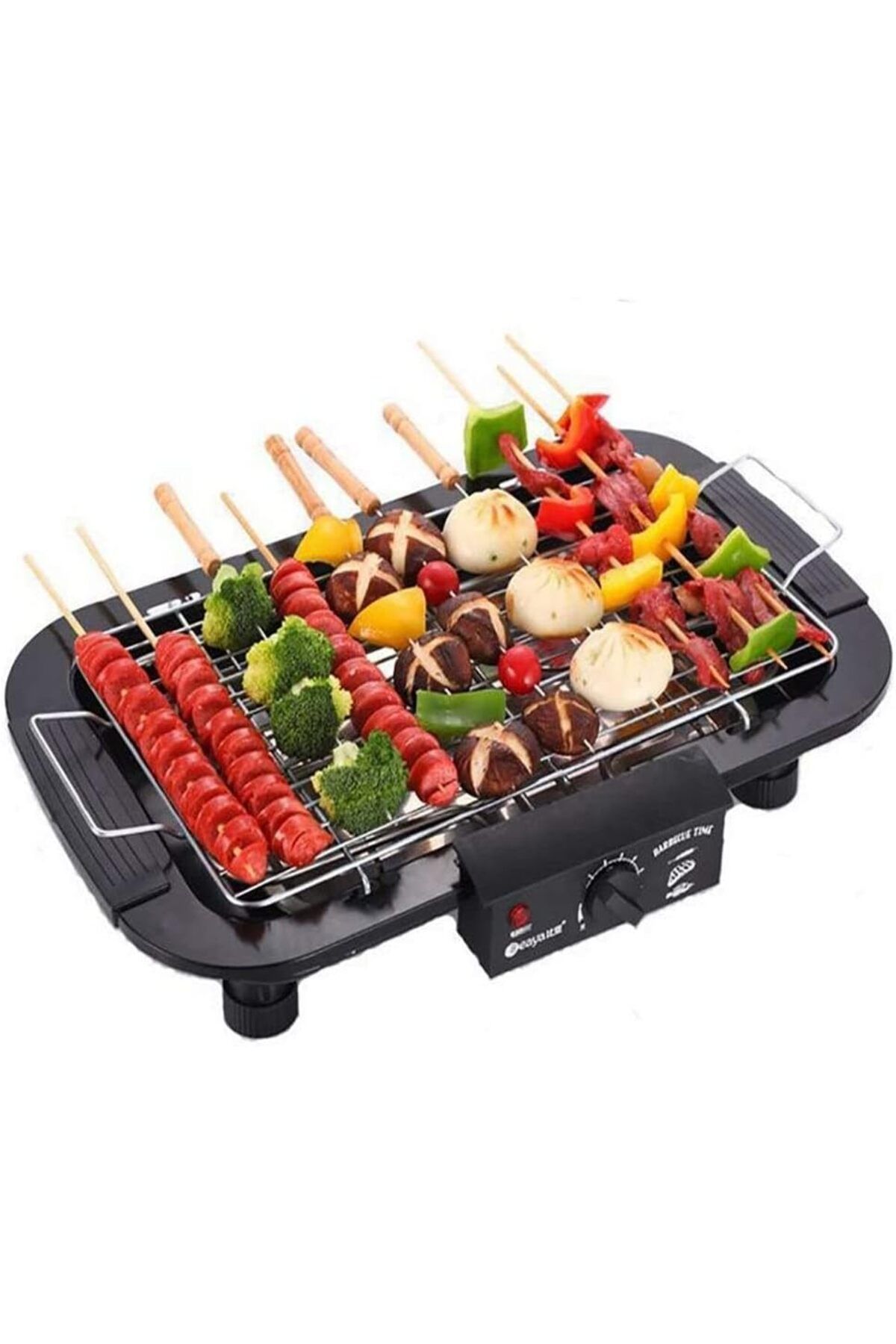 DubaiGallery-Electric barbecue grill, non-stick barbecue machine 5-level adjustable 2000W household electric 1