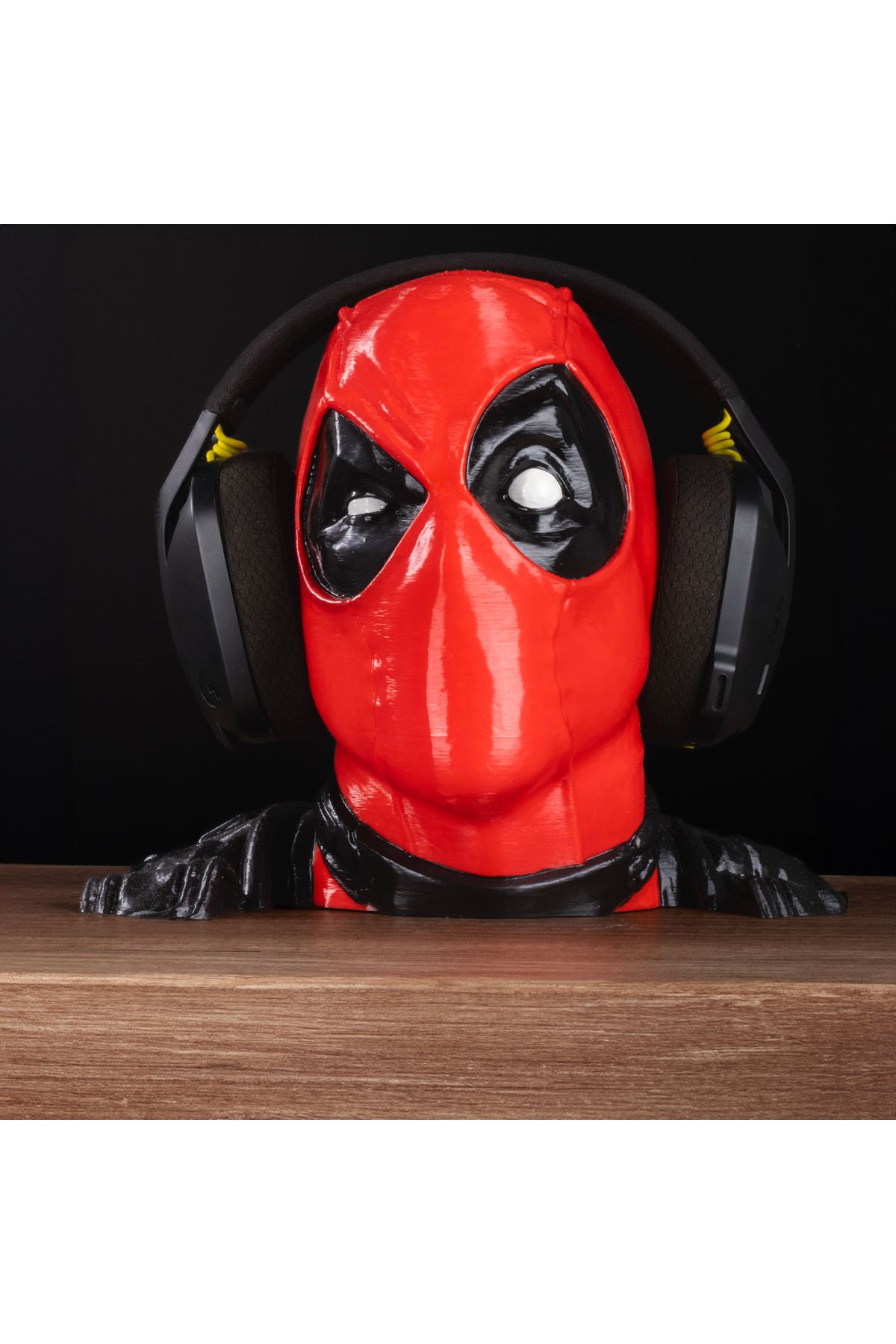 Flexilab Deadpool Kulaklık Standı - 21 cm | 630 Gram | Marvel Temalı Gamer Aksesuarı