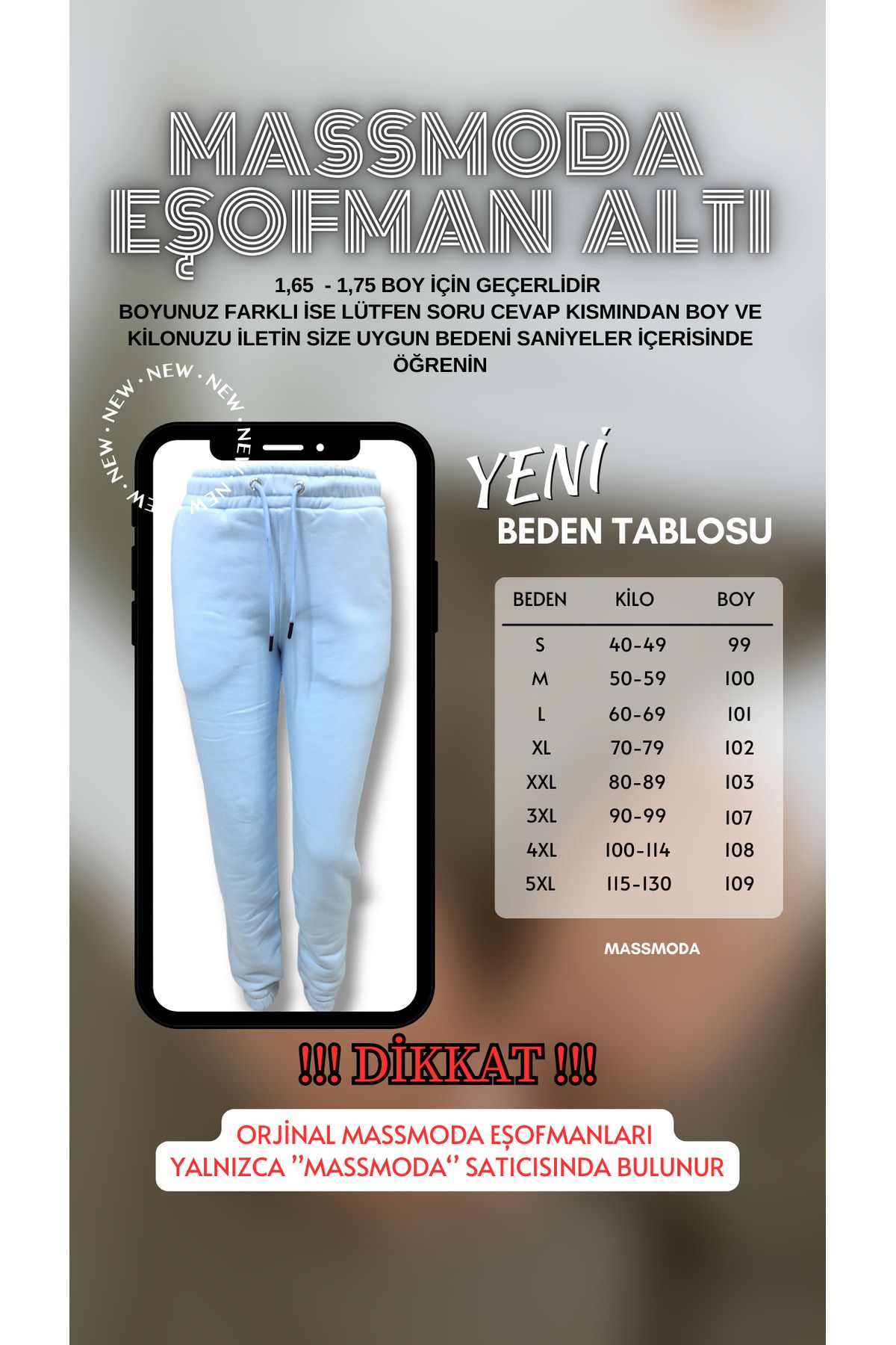 MASSMODA-Pantaloni de trening Grosi Iarna 3 fire Pijamale compacte din bumbac pieptănat Bărbați / Femei Unisex 4
