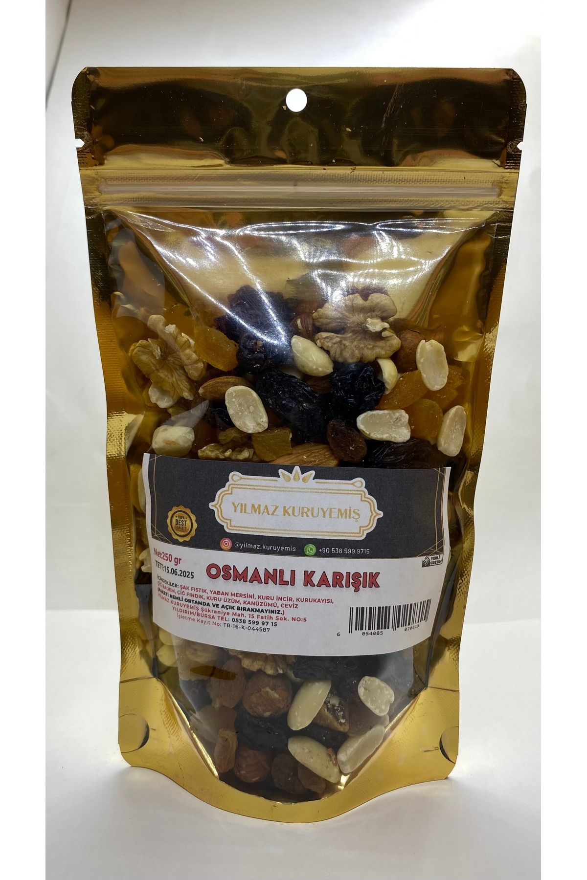 YILMAZKURUYEMİŞ Osmanlı Karışık 250 gr