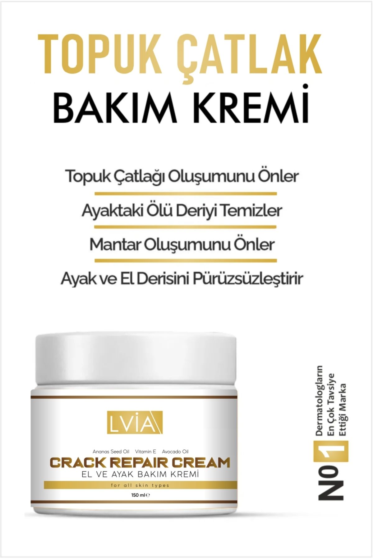 LVİA El ve Ayak Bakımı Krem 100ml