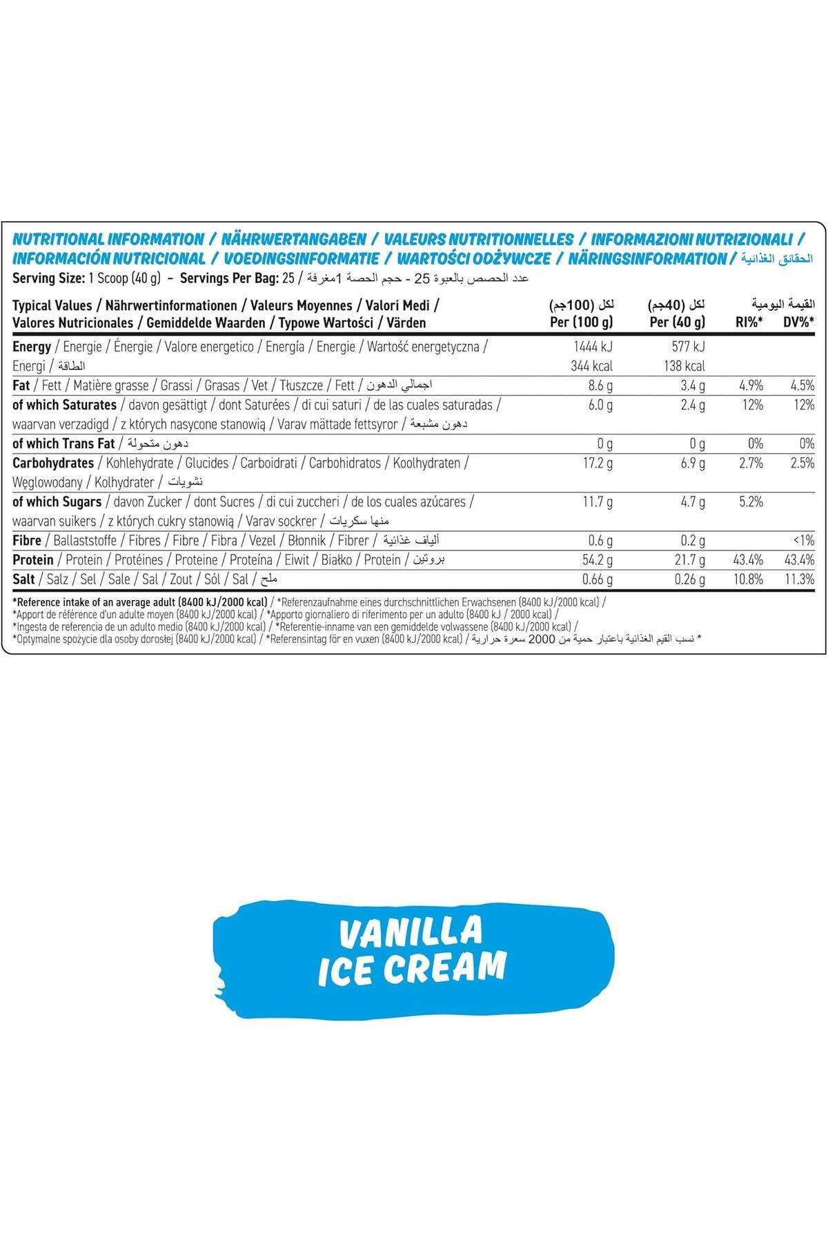 applied nutrition-Applied Nutrition Protein Cookie Dough, Vanilla Ice Cream, 1 kg 4