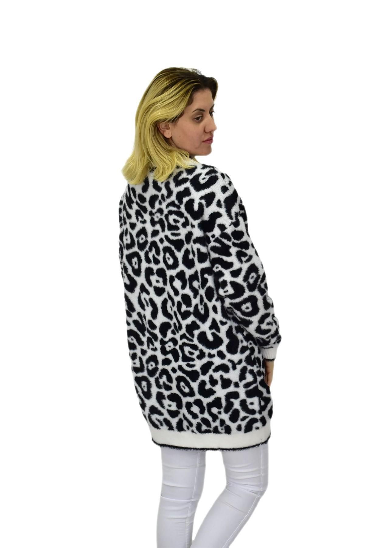 Nefise-Women's Leopard Pattern Cardigan 101002   Bgl-St04079 5