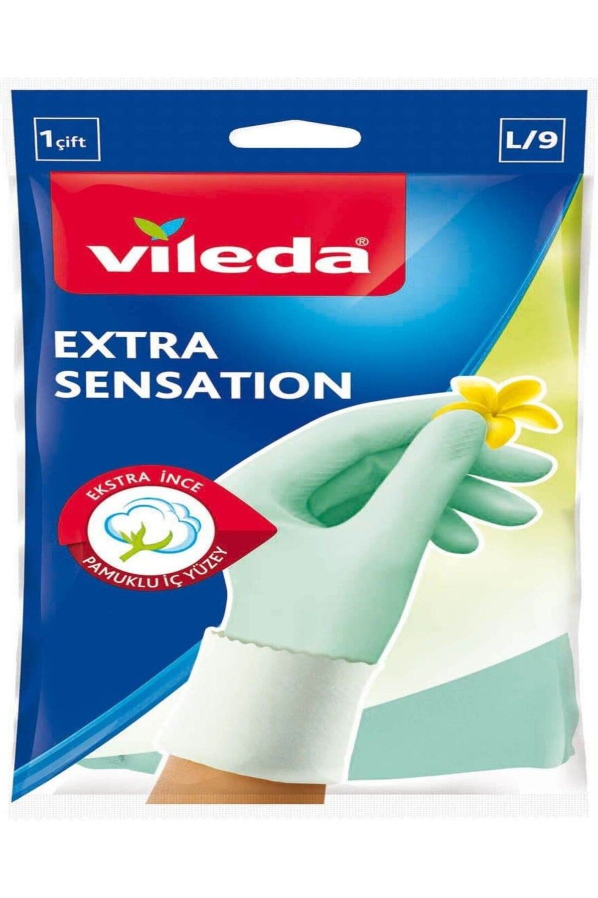 Vileda Extra Sensation Temizlik Bulaşık Ediveni Büyük Boy L/9