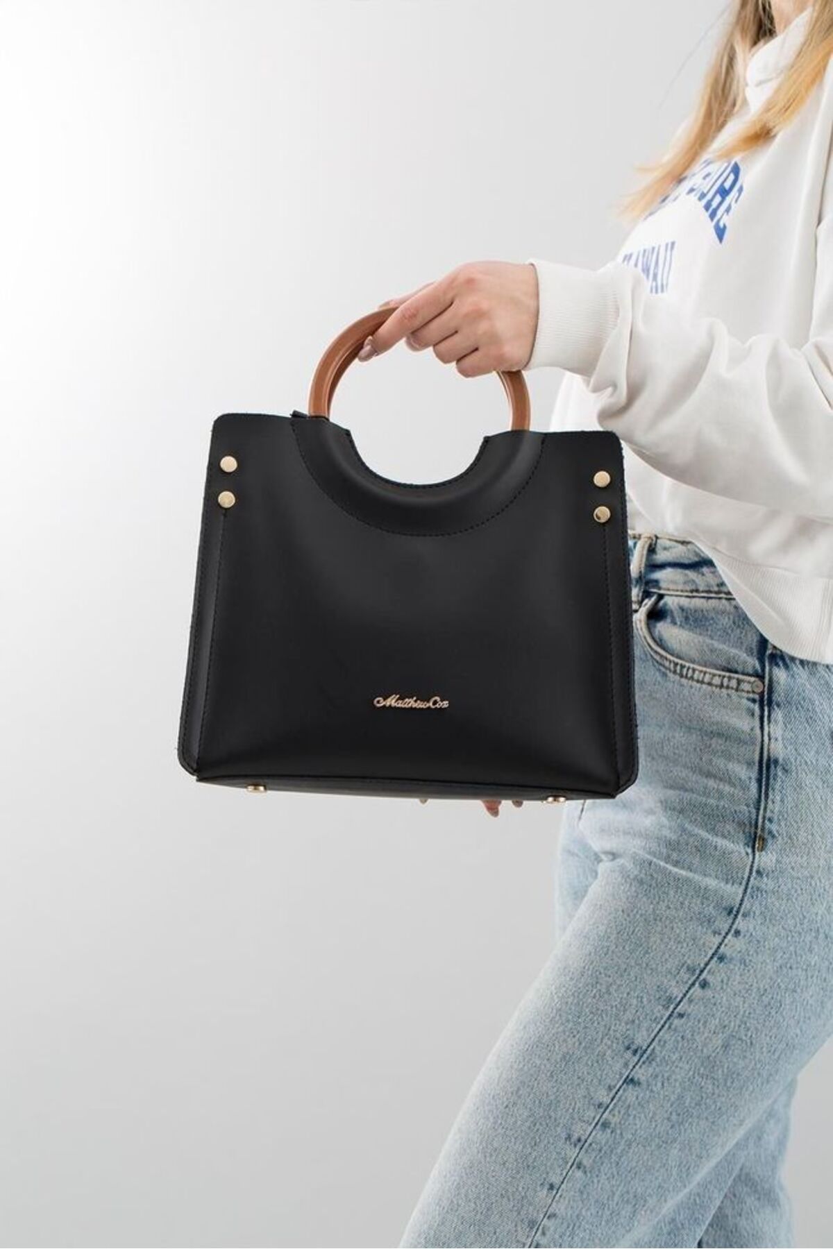 Matthew Cox-T765 Model Black Women's Handbag 2