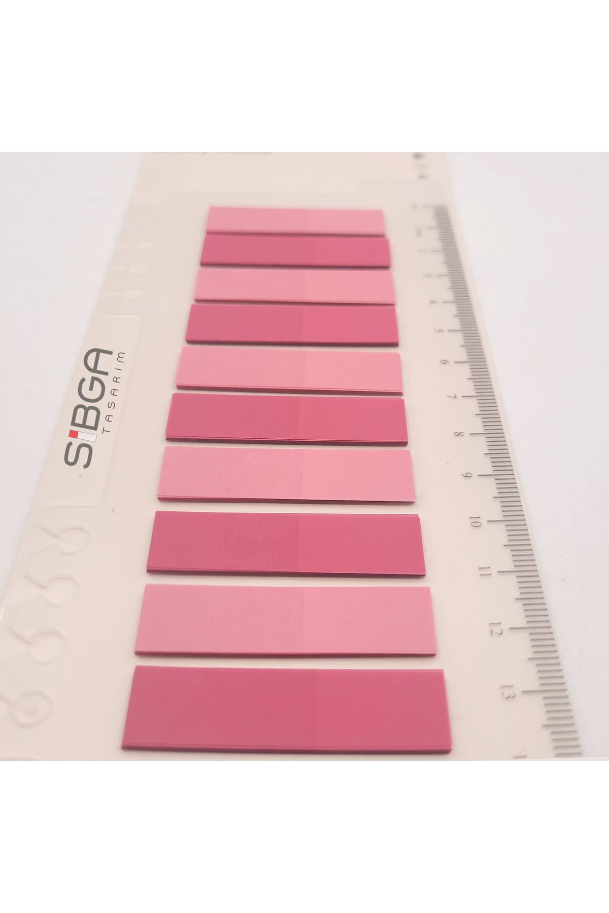sibga tasarım-Post-It Transparent Pink Bookmark - 200 Sheets of Note Paper 4