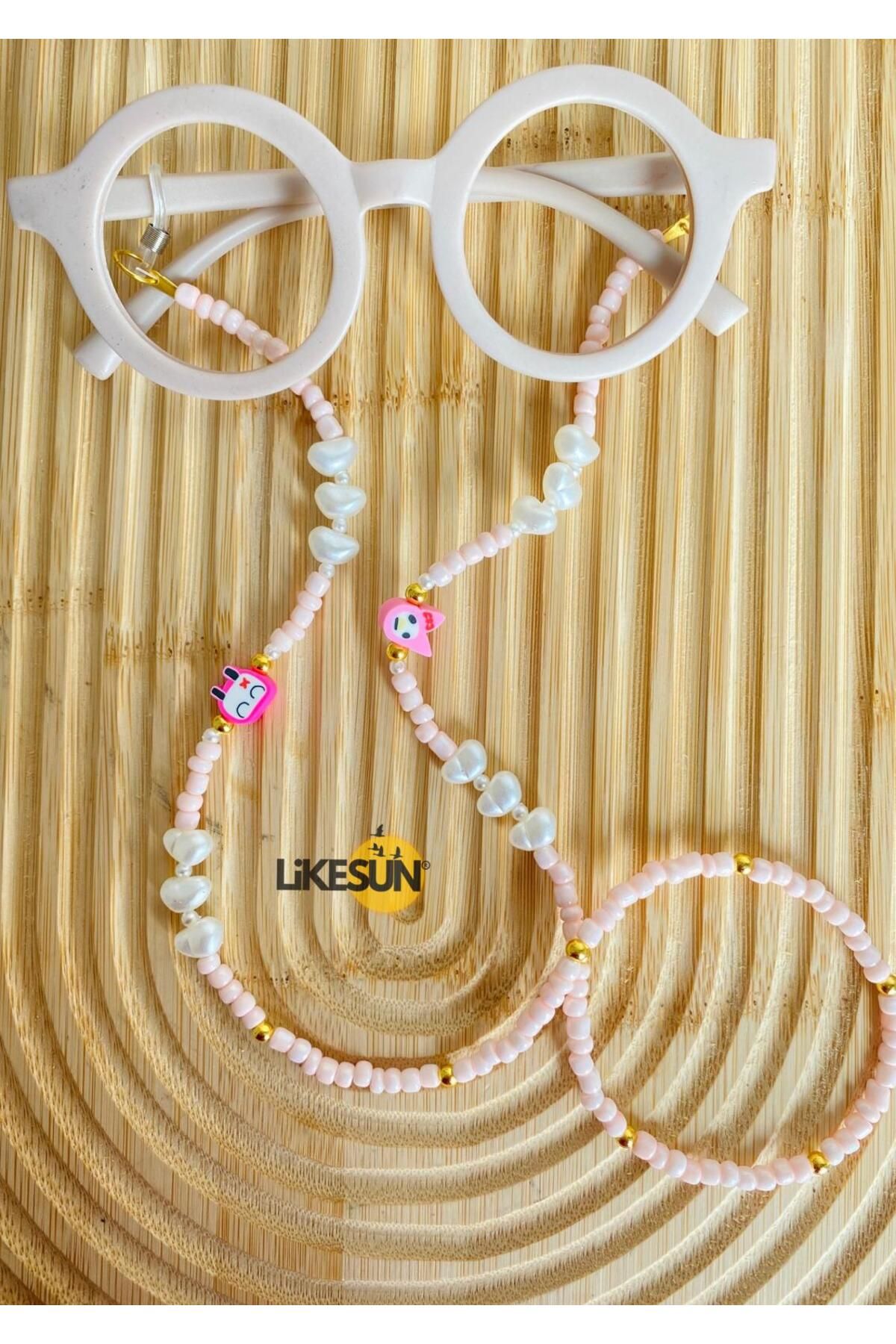 LiKESUN HOME-Fimo Children's Glasses Strap Eyeglasses Lanyard Glasses Chain 2