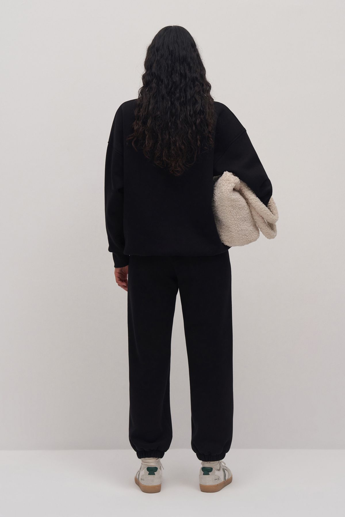 Siyah Basic Jogger Eşofman Altı - 3