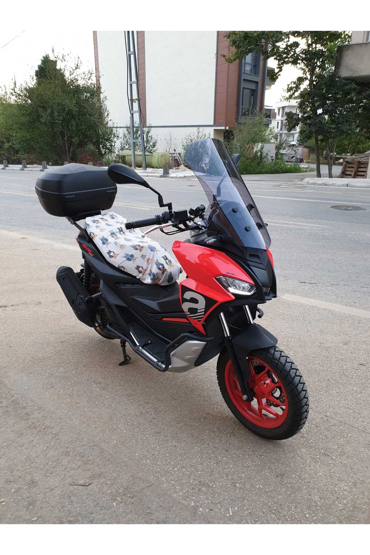 Aprilia SR GT 200 Siperlik Ön Cam 2021-2025 Model 58cm Füme Renkli 4mm