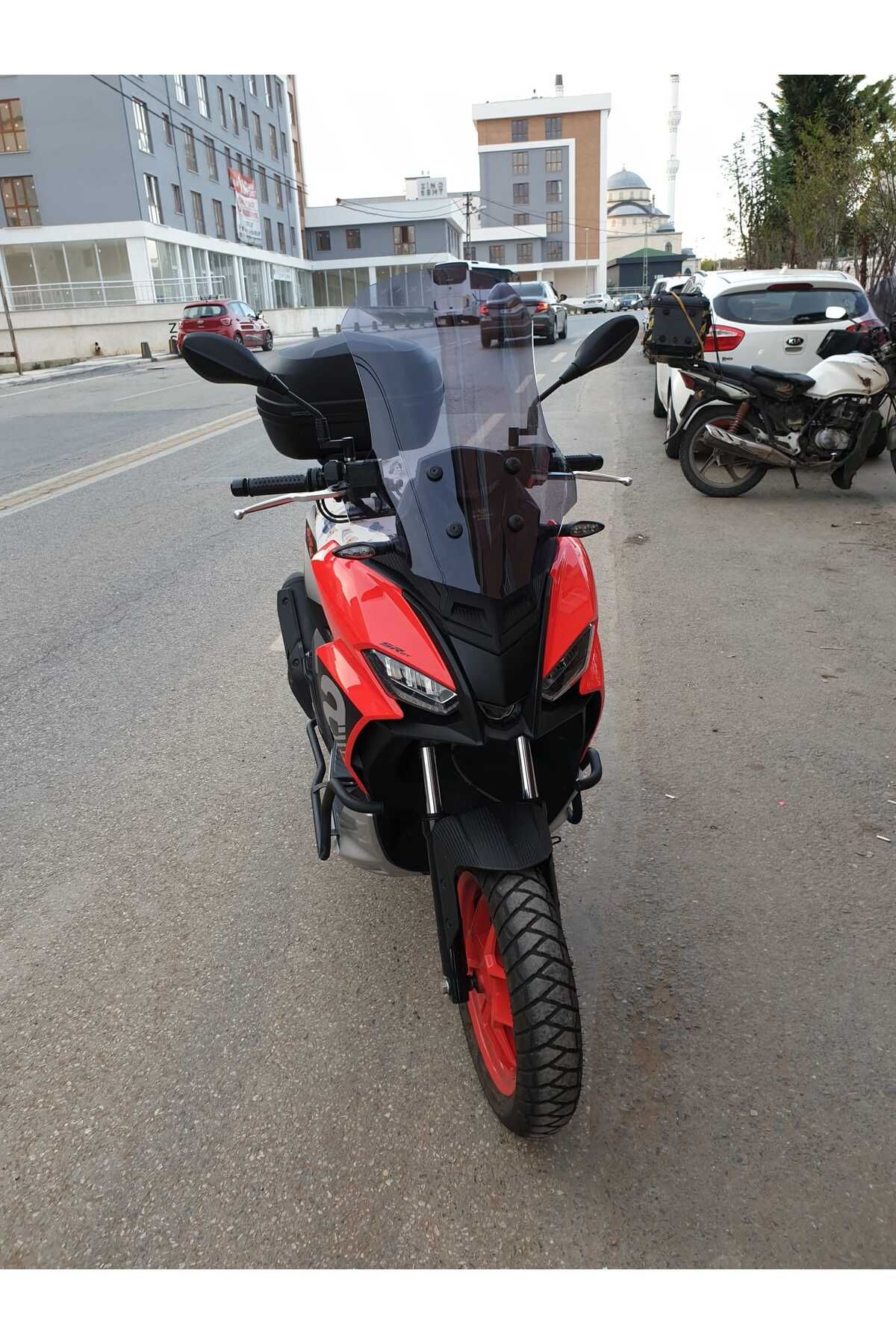 Aprilia SR GT 200 Siperlik Ön Cam 2021-2025 Model 58cm Füme Renkli 4mm