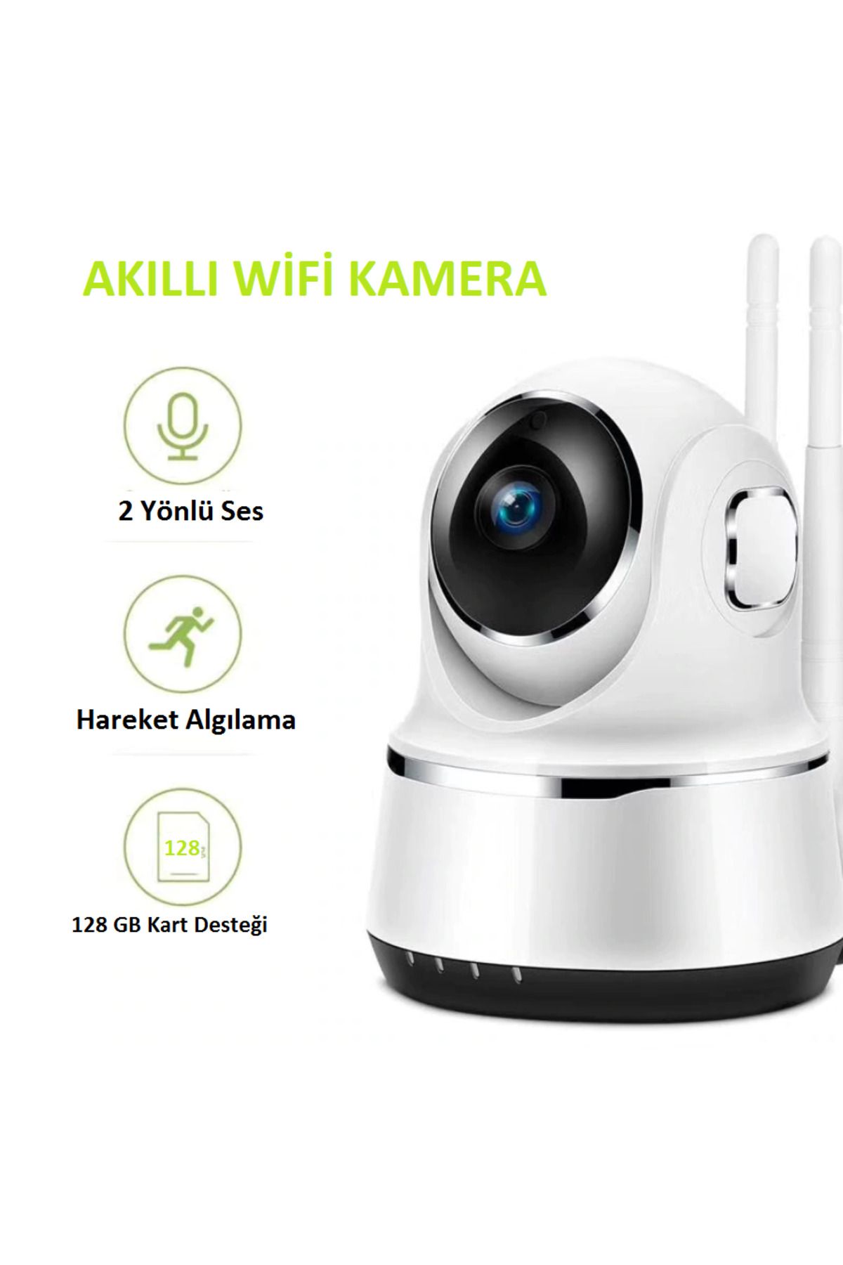 Urfakent Pro Wifi İç Ortam Kamerası  Uyumlu Hafıza Kartı Dahildir