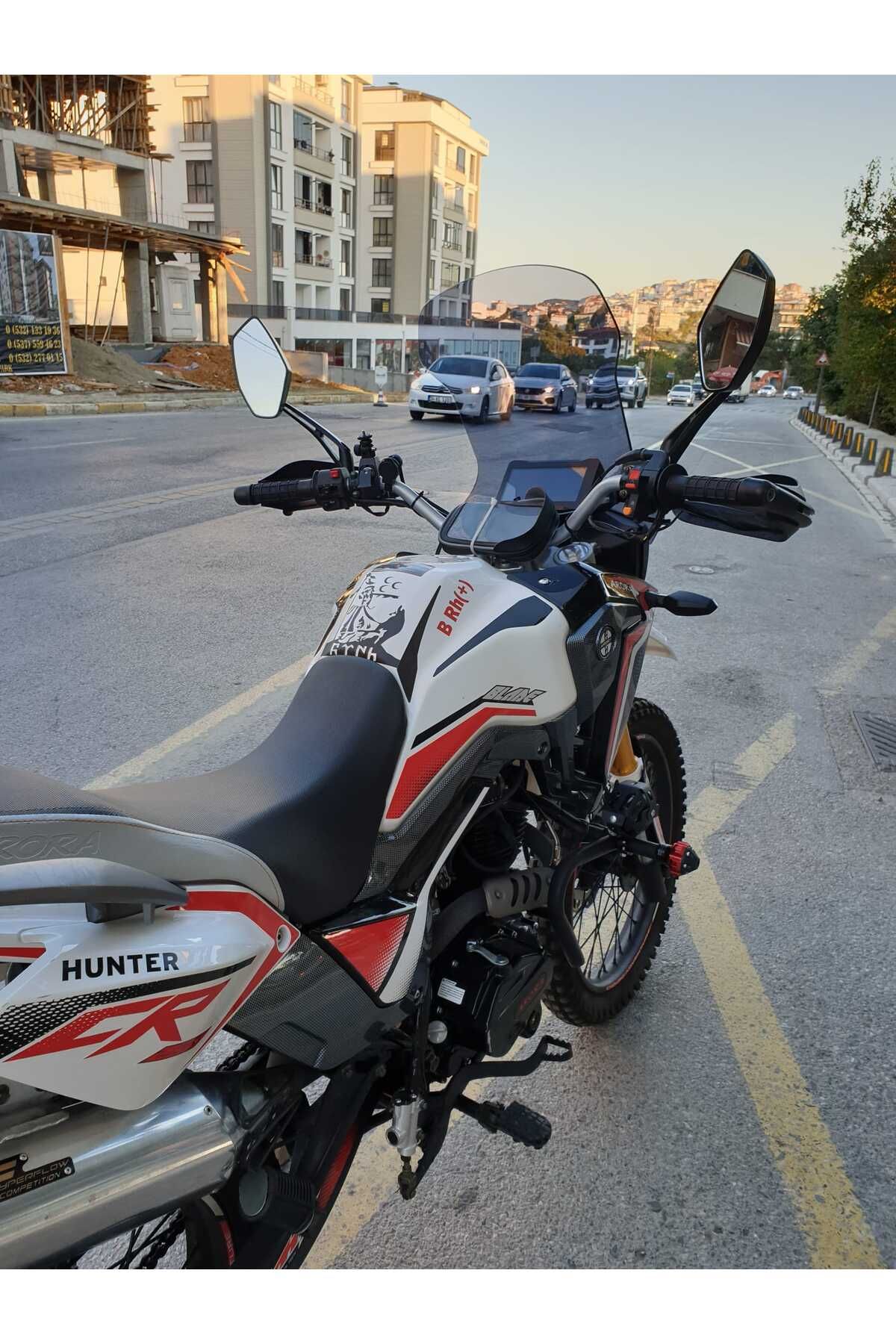 Arora CR 250 Siperlik Ön Cam 2025 Model 55cm Füme Renkli 4mm