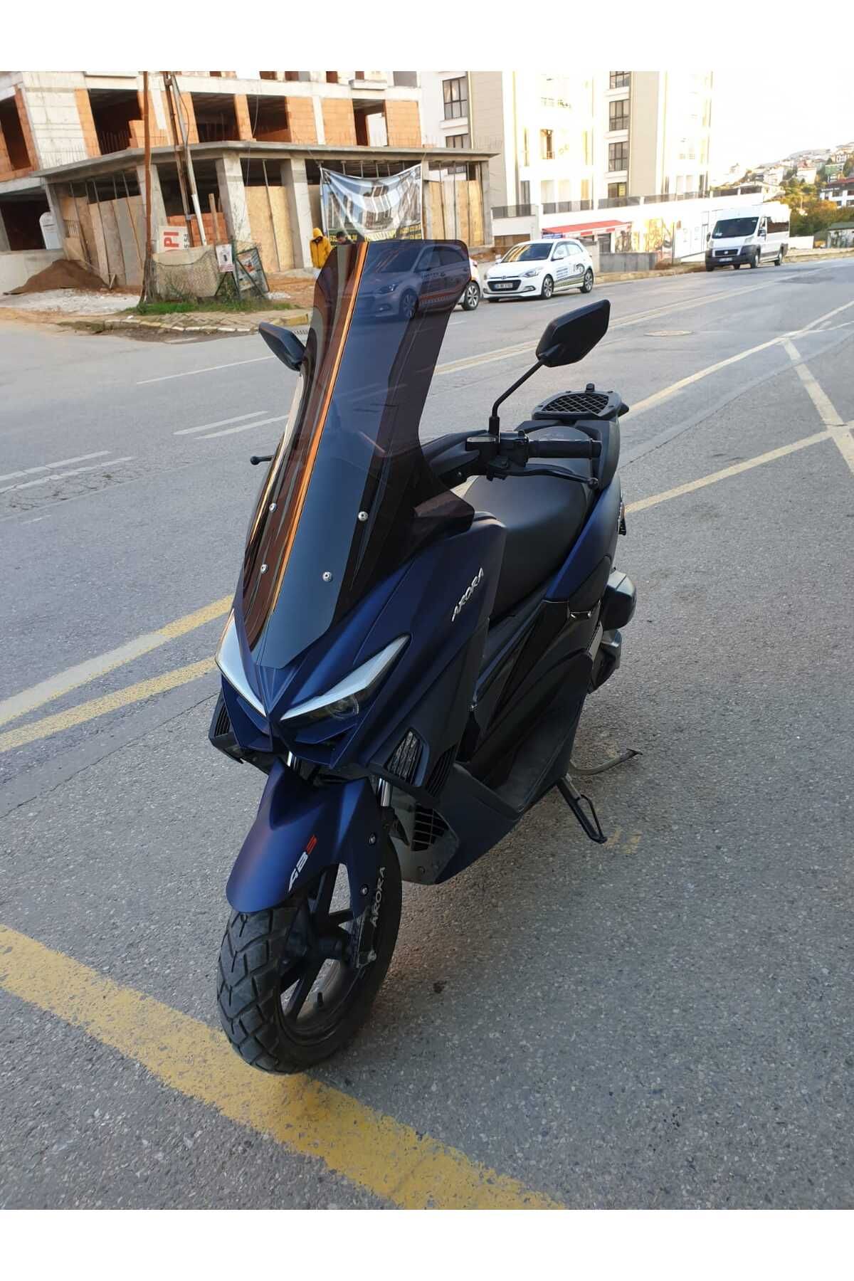 Arora Max T 150 Siperlik Ön Cam 2022-2025 Model 78cm Siyah Renkli 4mm UZUN CAM