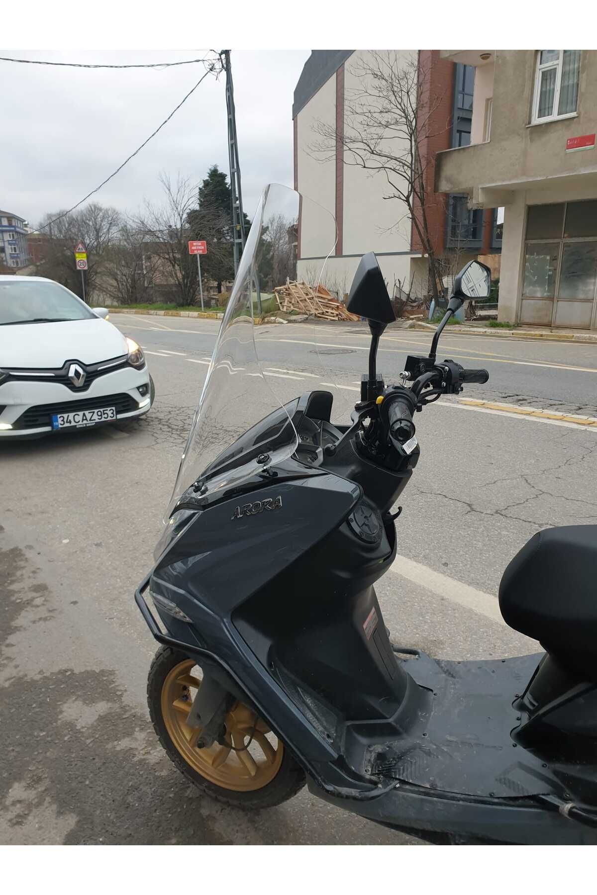 Arora Safari PRO Siperlik Ön Cam 2023-2025 Model 80cm Şeffaf Renkli 4mm UZUN CAM