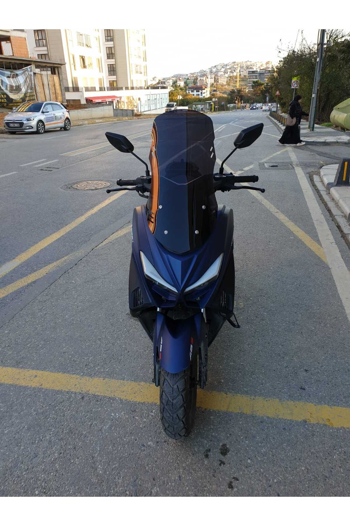 Arora Max T 150 Siperlik Ön Cam 2022-2025 Model 65cm Siyah Renkli 4mm ORTA BOYLU CAM