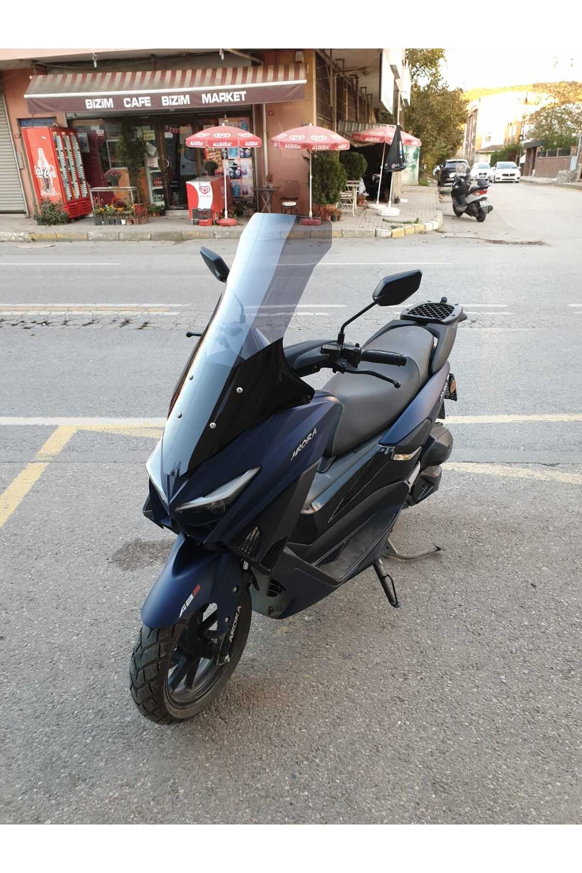Arora Max T 150 Siperlik Ön Cam 2022-2025 Model 78cm Füme Renkli 4mm UZUN CAM