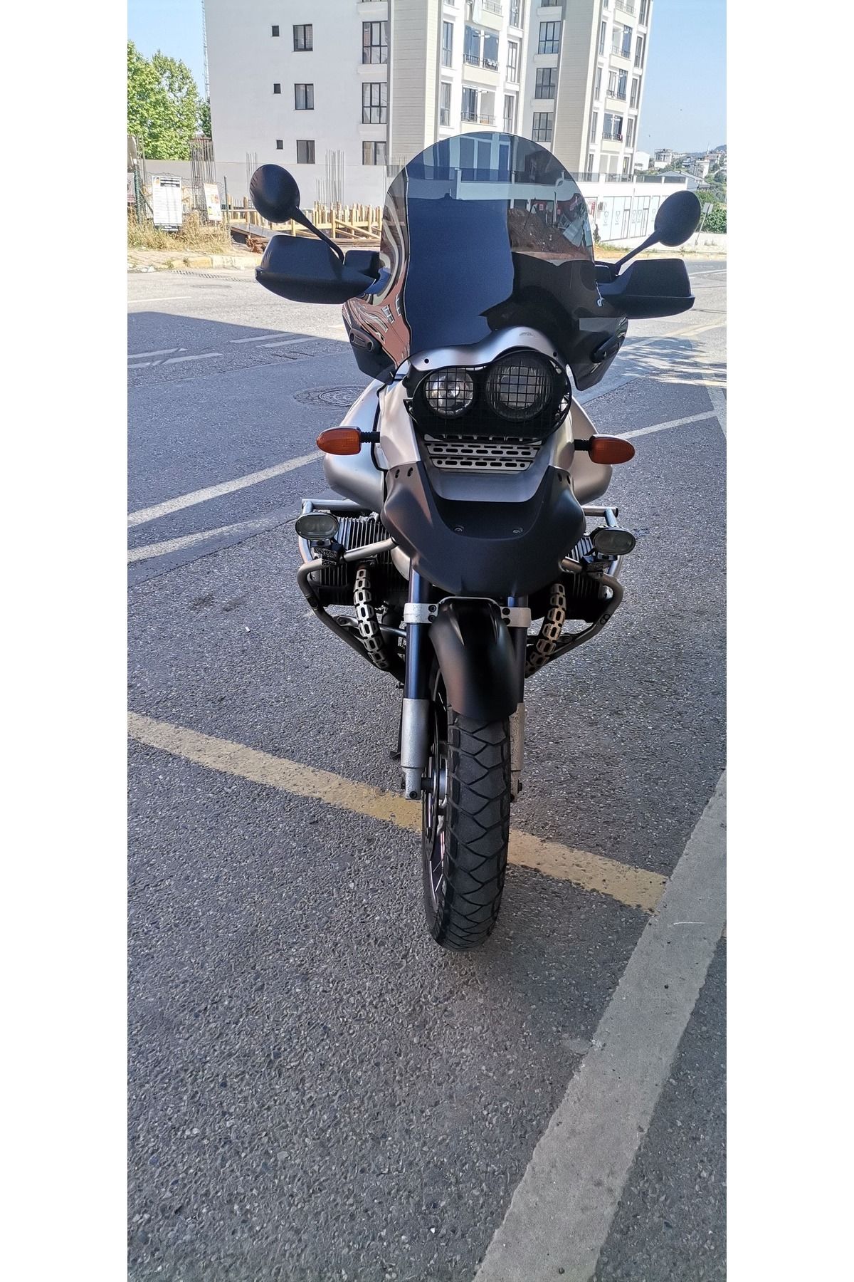 Bmw R 1150 ADV Siperlik Ön Cam 2002-2006 Model 52cm Siyah Renkli 4mm