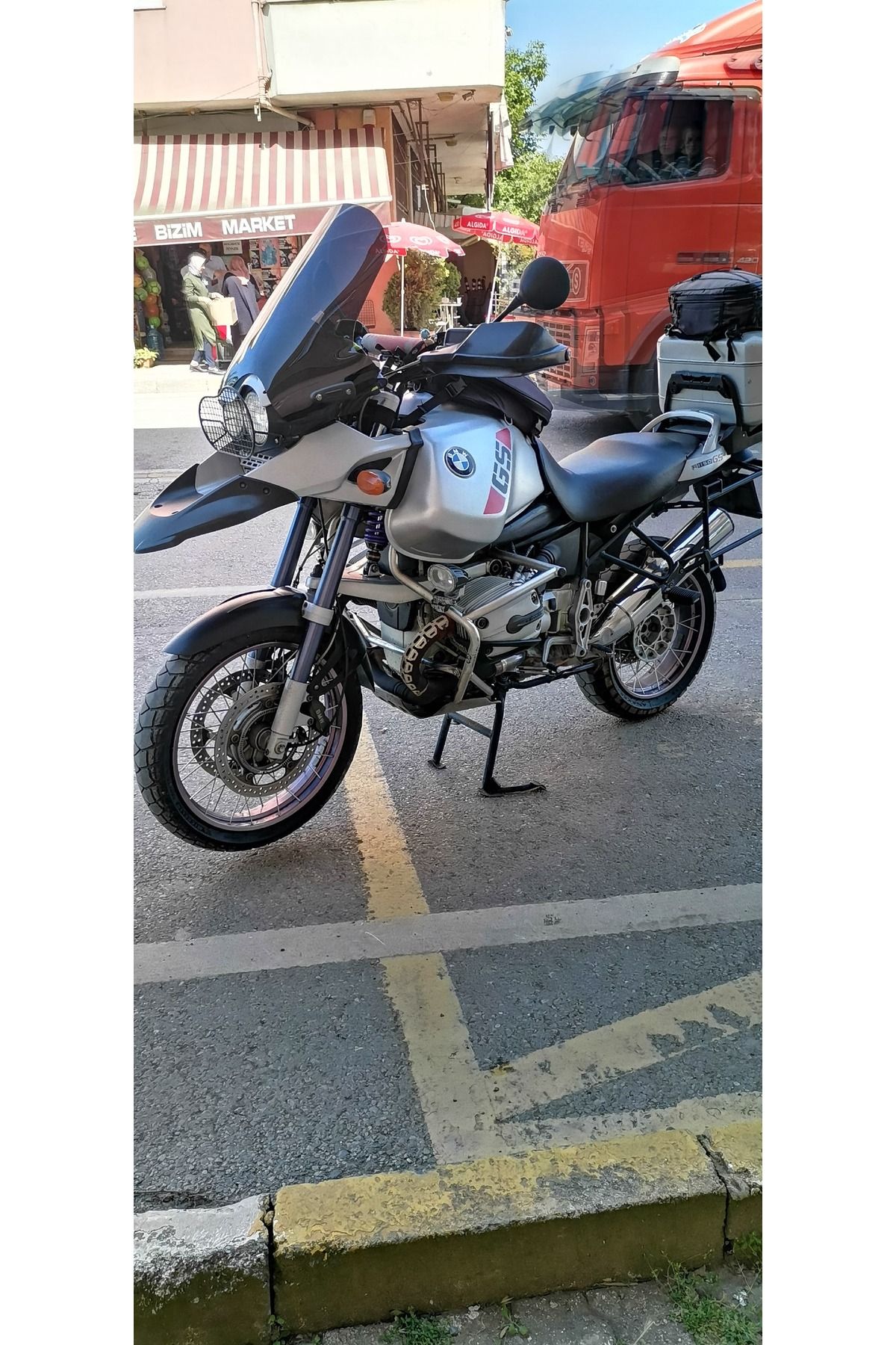 Bmw R 1150 ADV Siperlik Ön Cam 2002-2006 Model 52cm Siyah Renkli 4mm