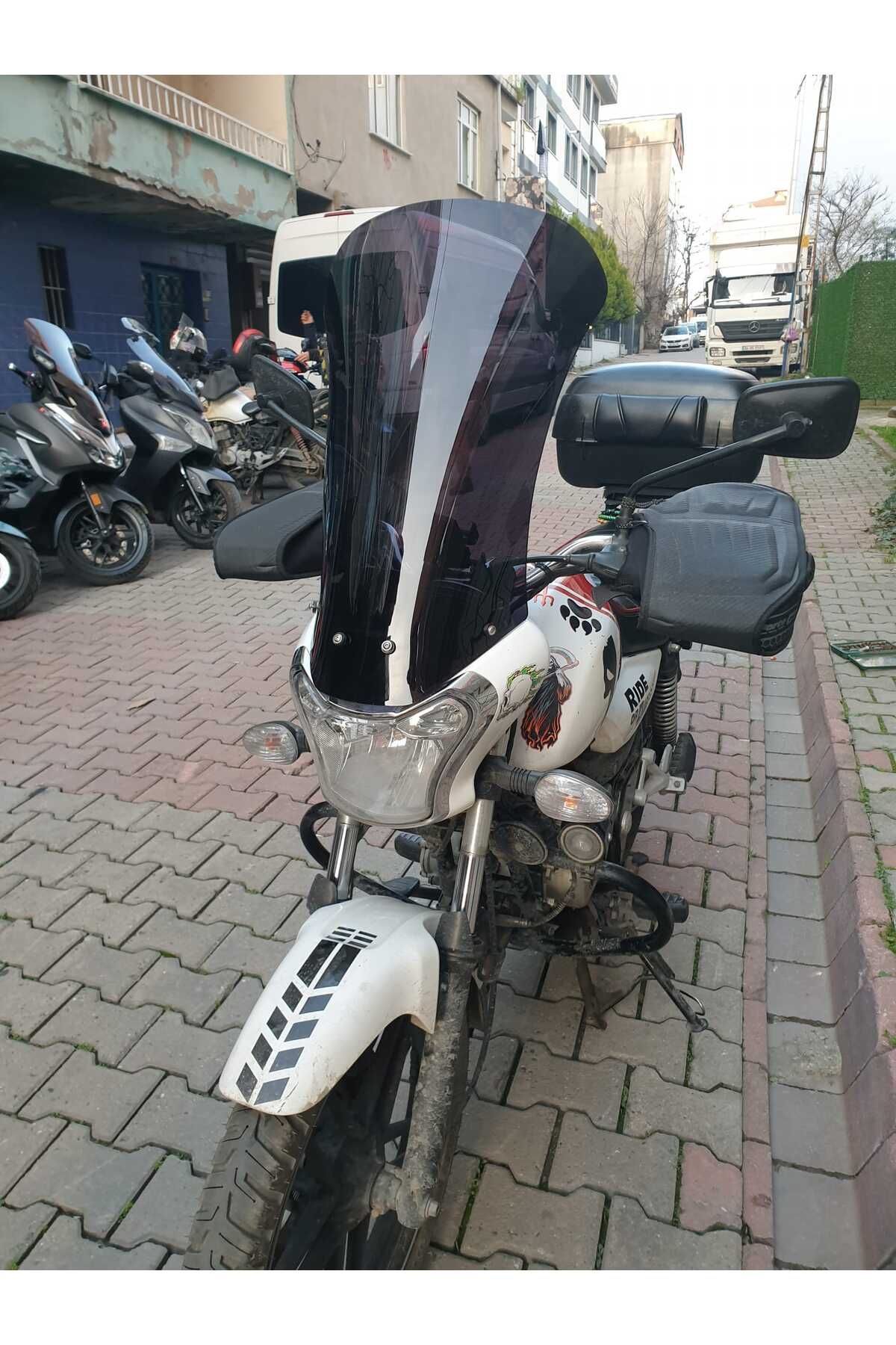 Bajaj V15 Siperlik Ön Cam 2017 2018 Model 57cm Siyah Renkli 4mm