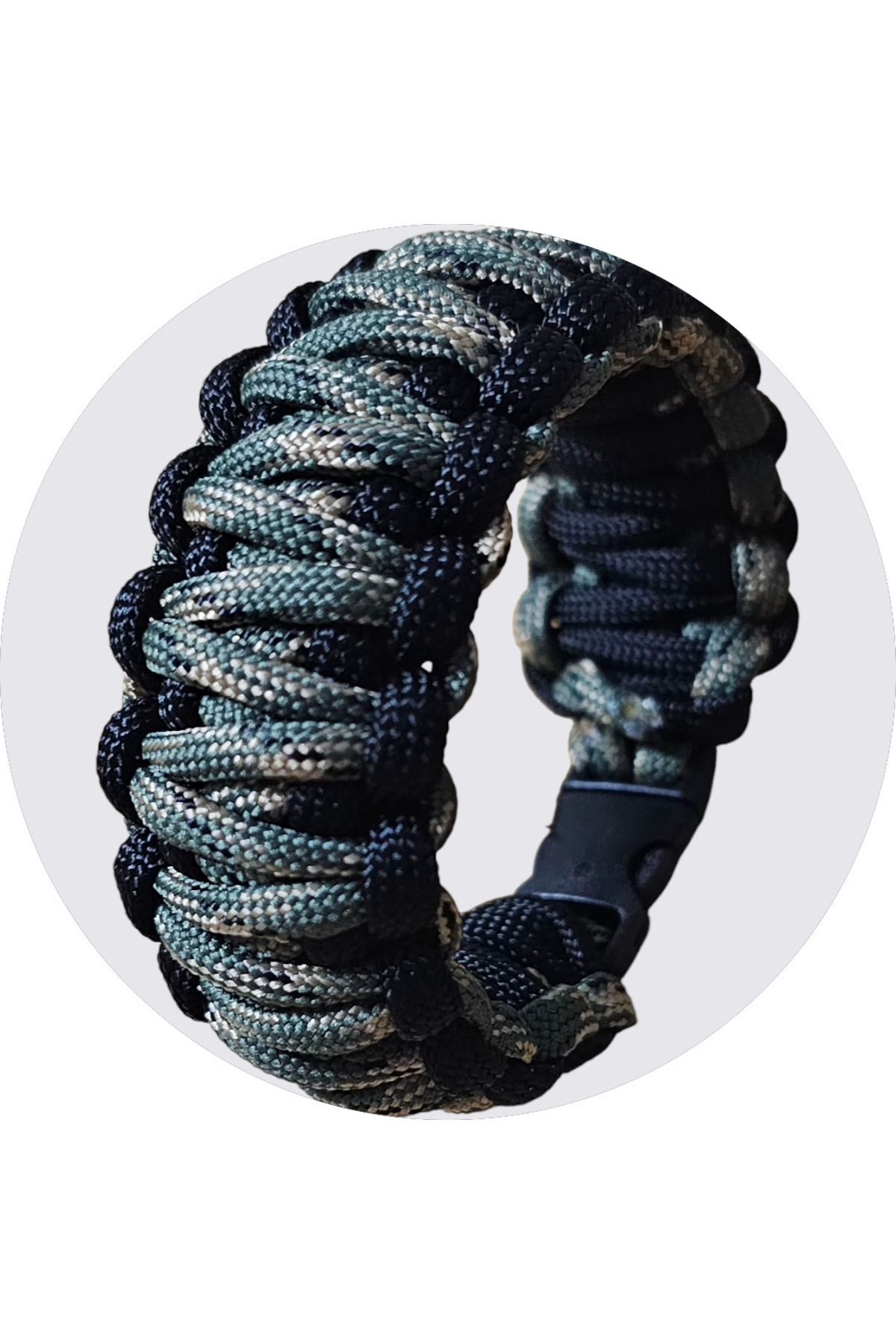 Dokumavra Paracord Örme Bileklik Kobra Model