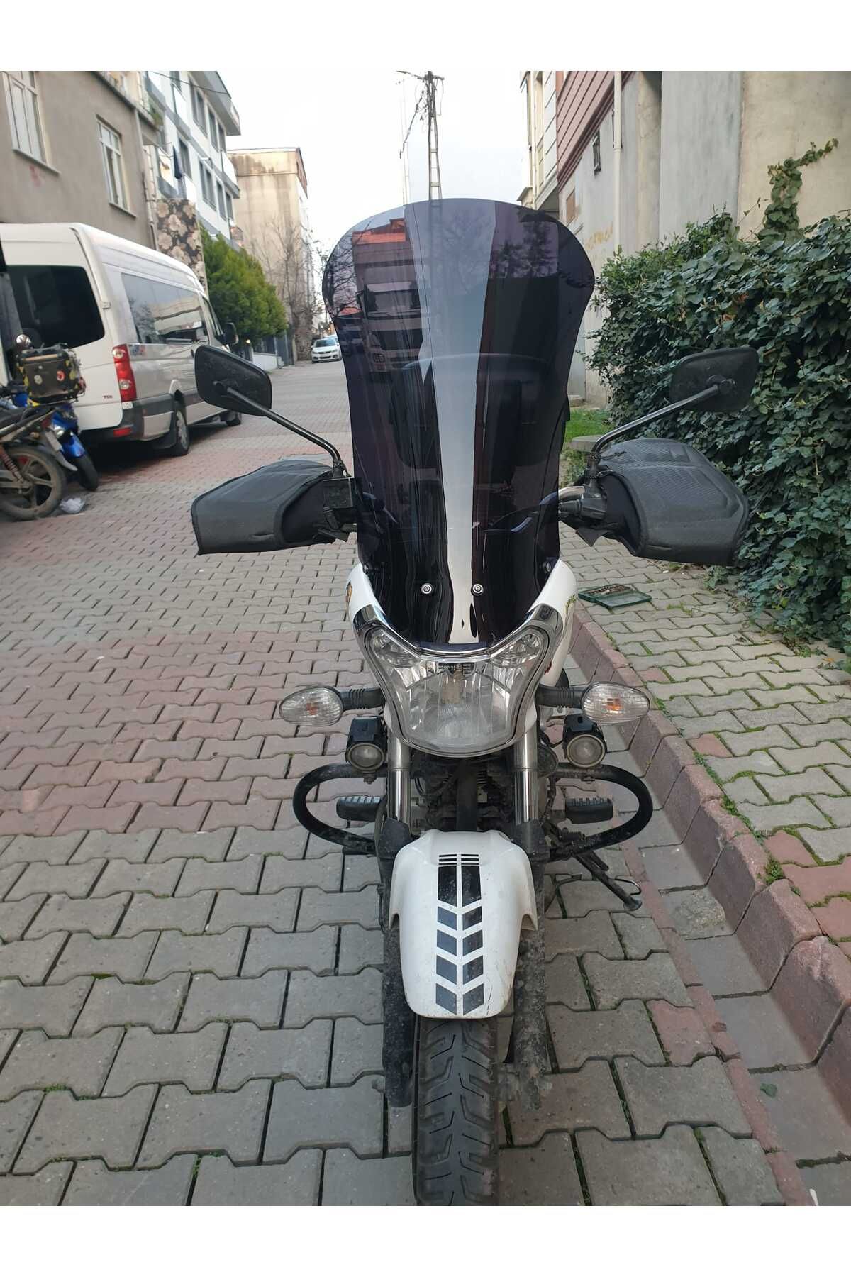 Bajaj V15 Siperlik Ön Cam 2017 2018 Model 57cm Siyah Renkli 4mm