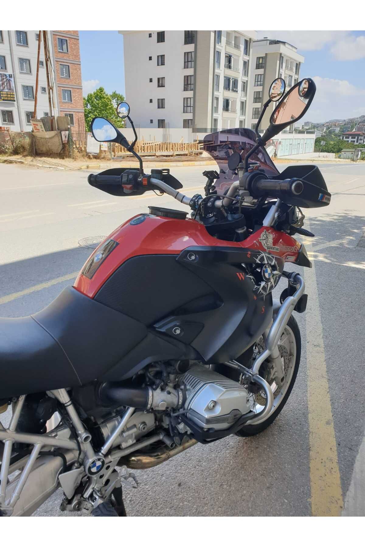 Bmw R 1200 GS Siperlik Ön Cam 2004-2012 Model 40cm siyah Renkli 4mm KÜÇÜK SPOR CAM