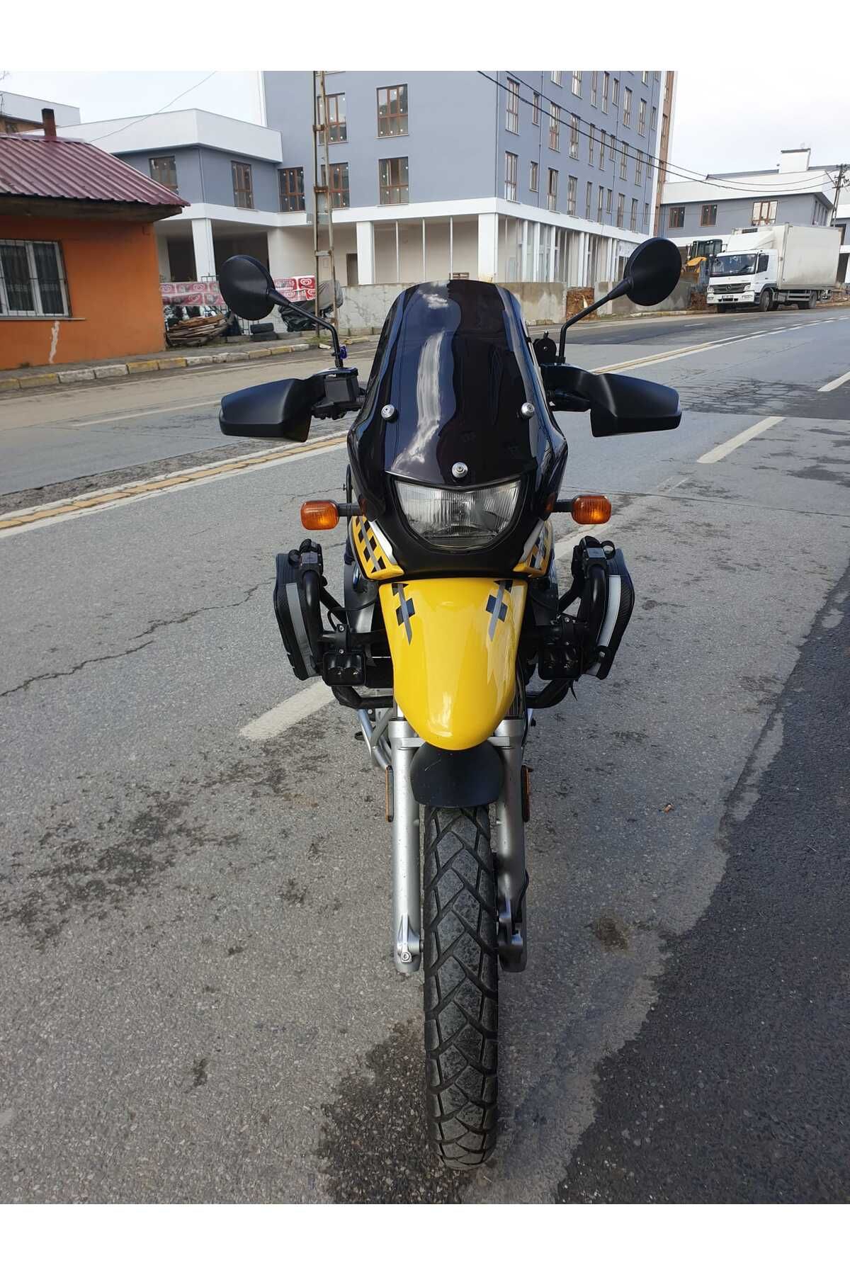 Bmw F650 GS Siperlik Ön Cam ( 3 Delikli ) 1999-2003 Model 35cm siyah Renkli 4mm