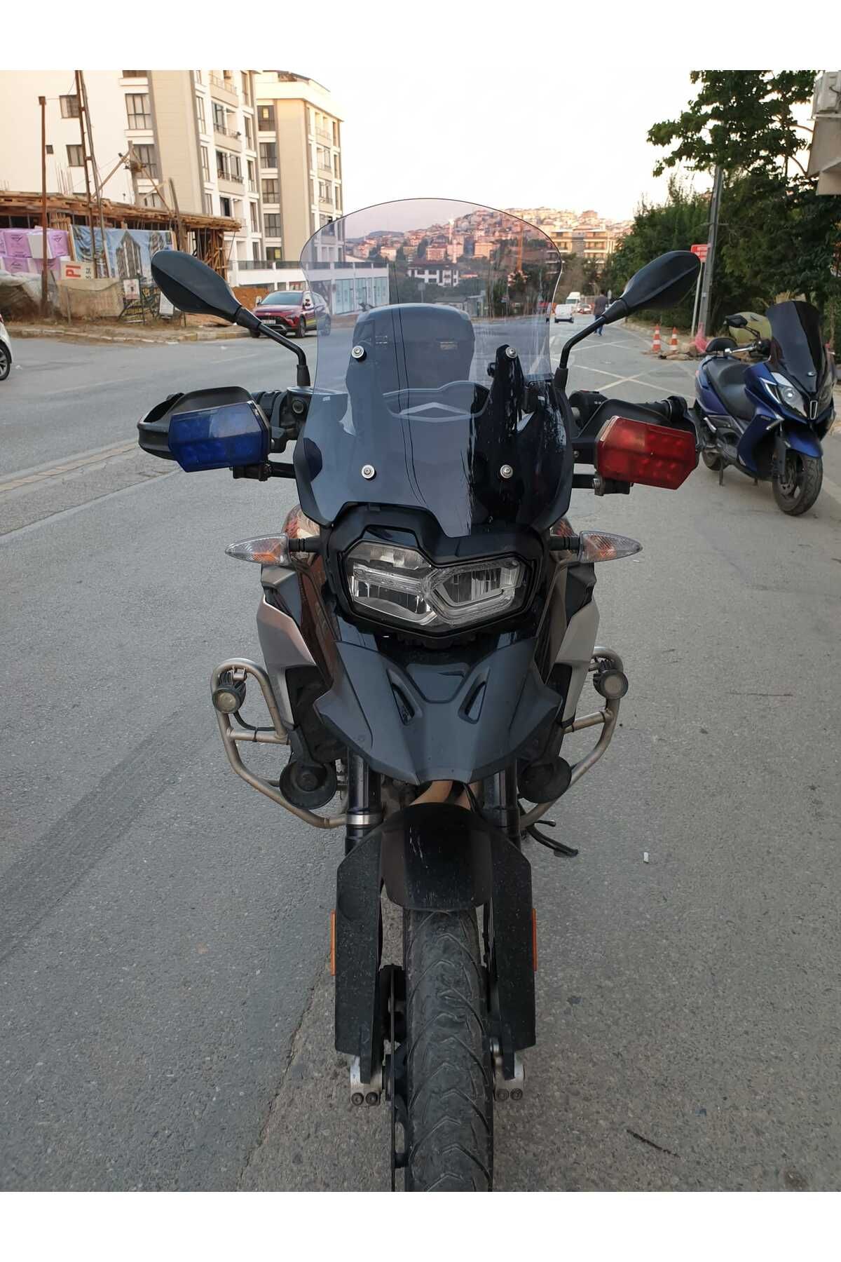 Bmw F850 GS ADV Siperlik Ön Cam 2018-2023 Model 46cm Füme Renkli 4mm