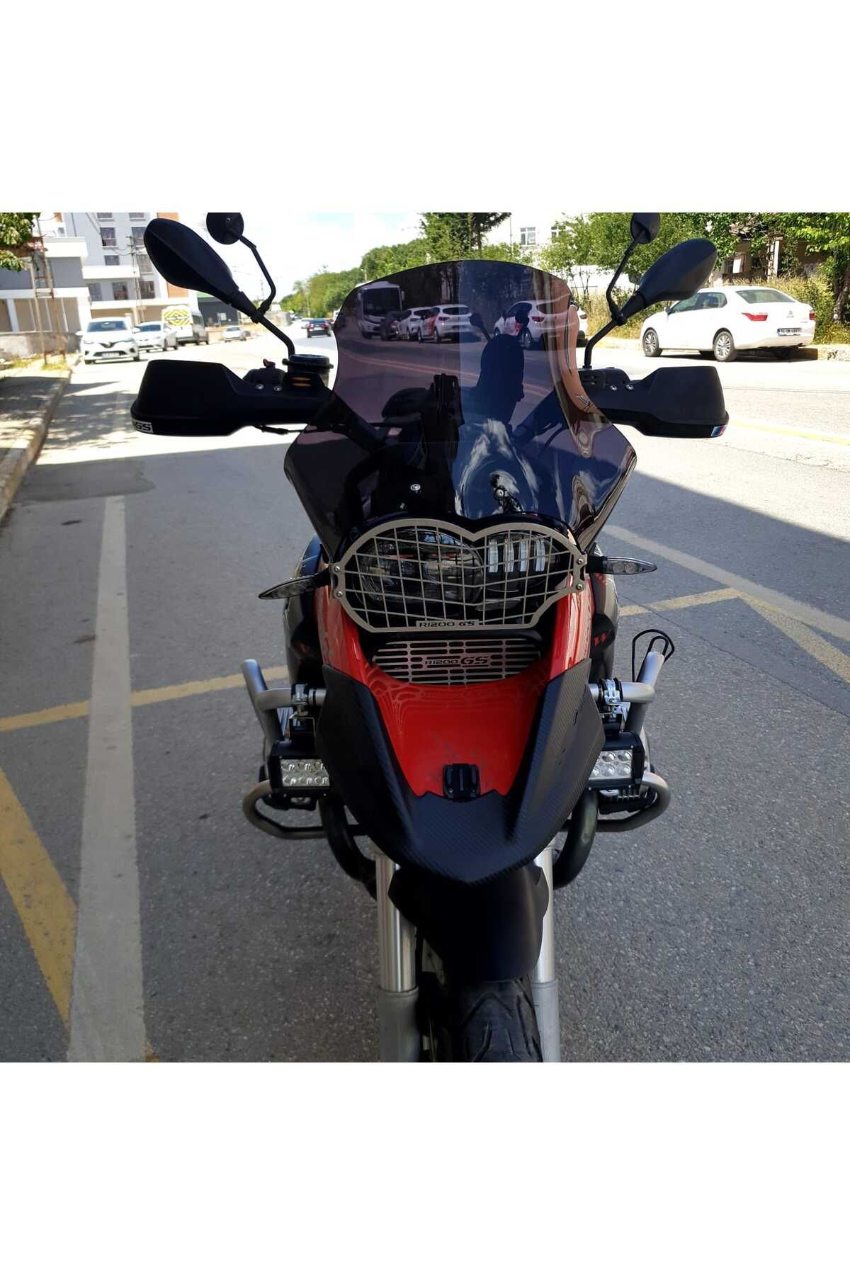 Bmw R 1200 GS Siperlik Ön Cam 2004-2012 Model 40cm siyah Renkli 4mm KÜÇÜK SPOR CAM