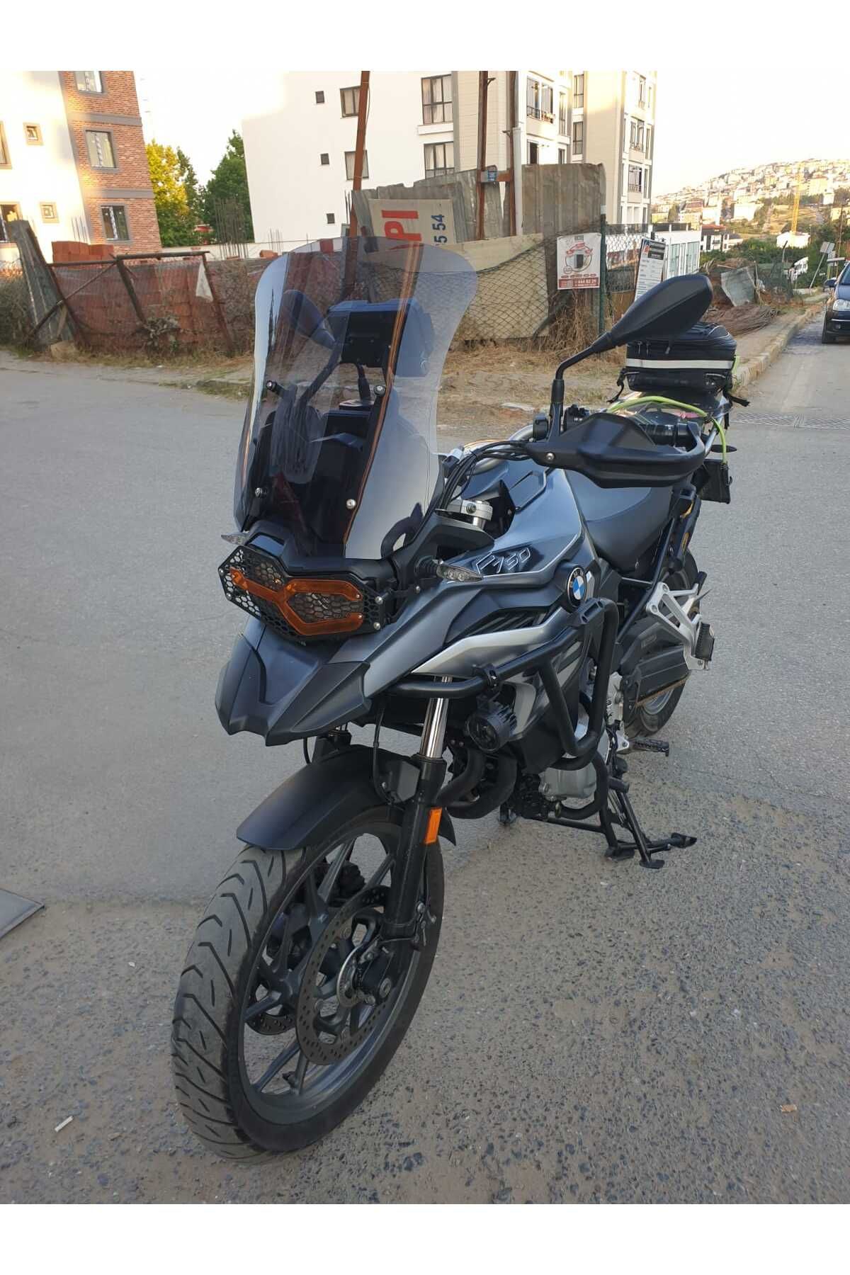 Bmw F750 Siperlik Ön Cam 2018-2023 Model 48cm Füme Renkli 4mm
