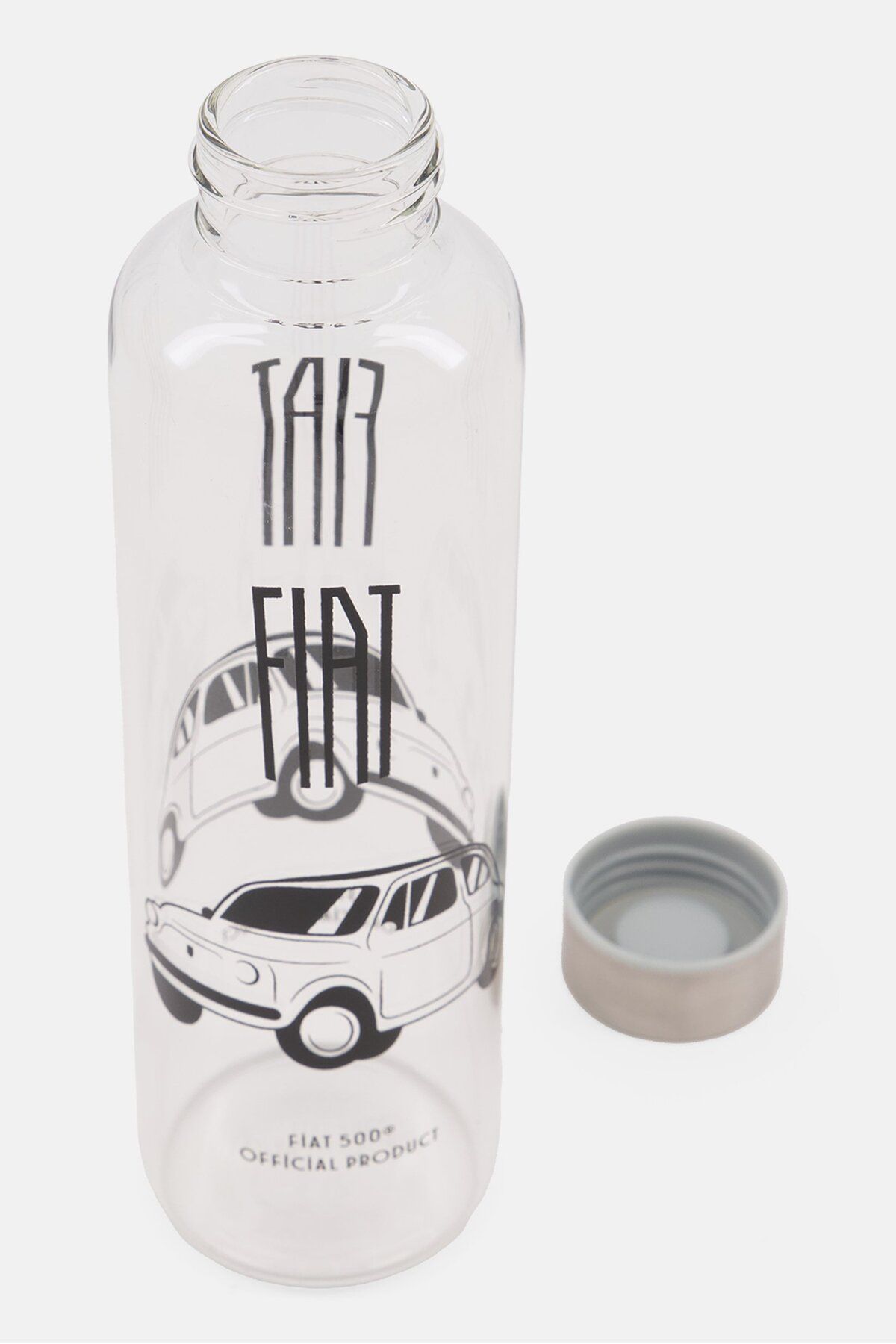 Fiat 500-Retro Bottle 500 ml With Case, Assorted 4