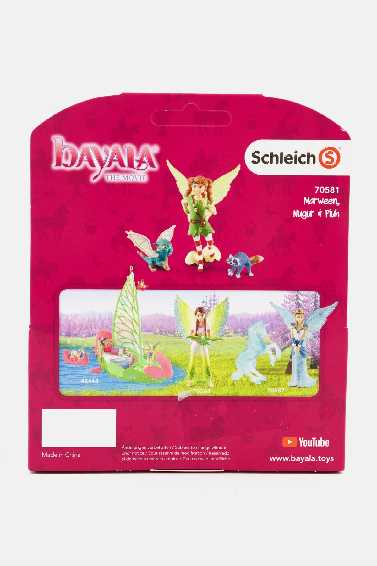 SCHLEICH-Movie Marween With Nugur And Piuh Toy Figure Set, Green Combo 2