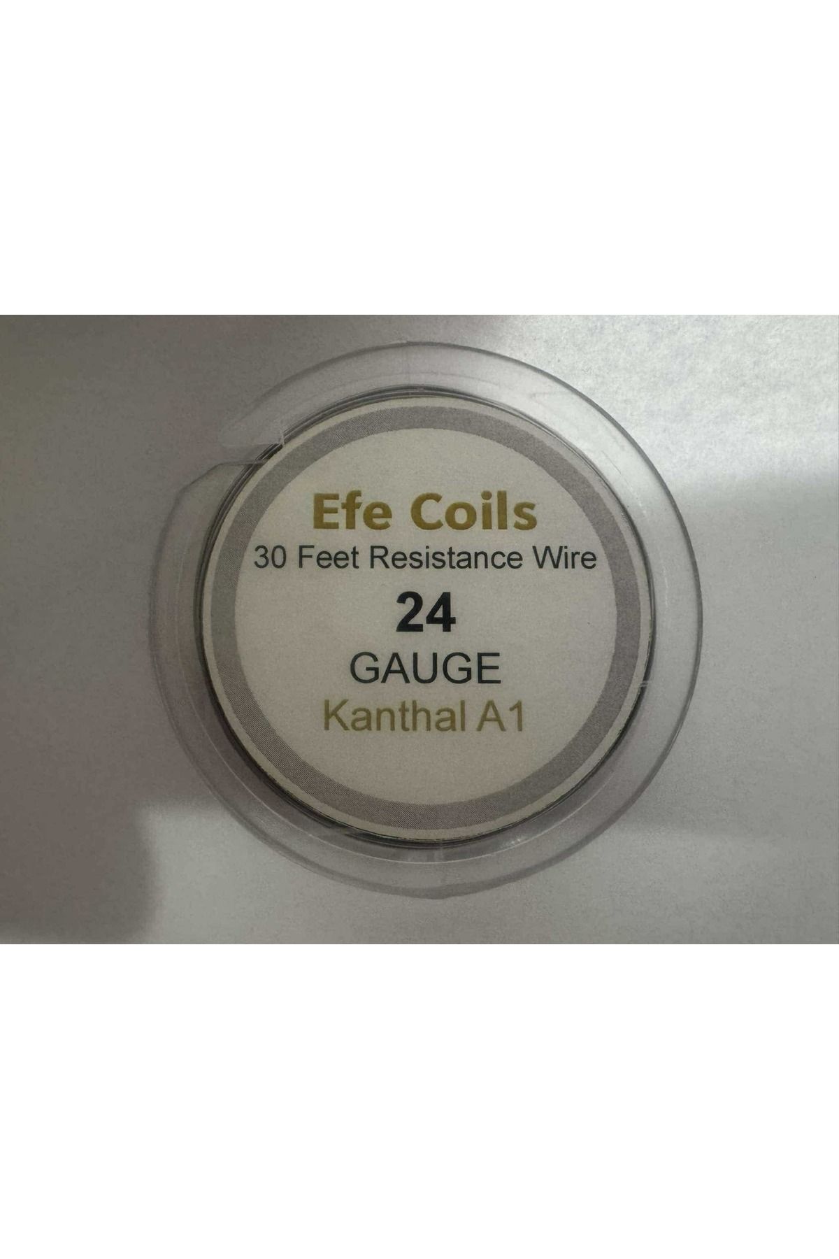 Efe Handmade Efe Coils EFE COİLS 24 GA KANHTAL  A1   30 FEET ( 10 METRE) RESİSTANCE WİRE