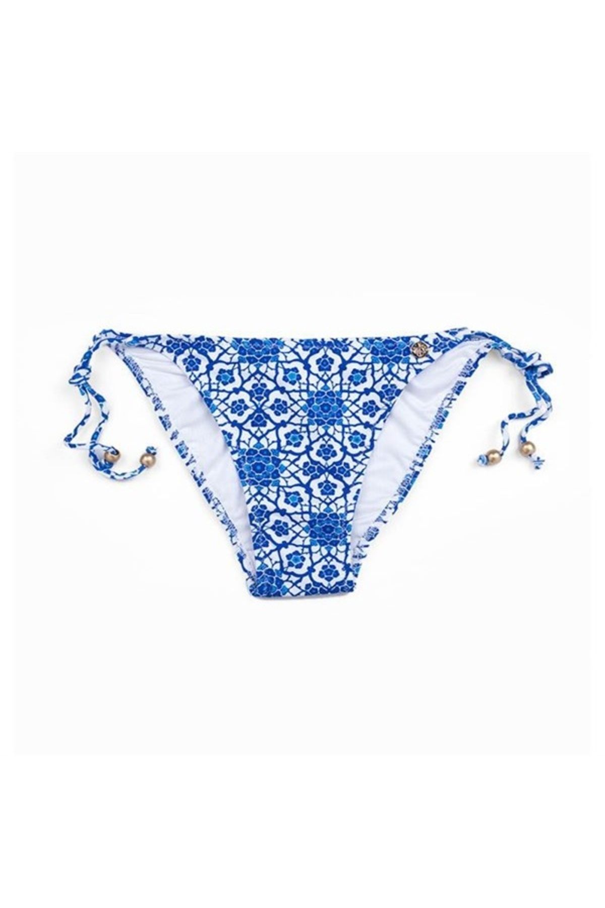 kapsulavm Desenli Ipli Alt Bikini 8253