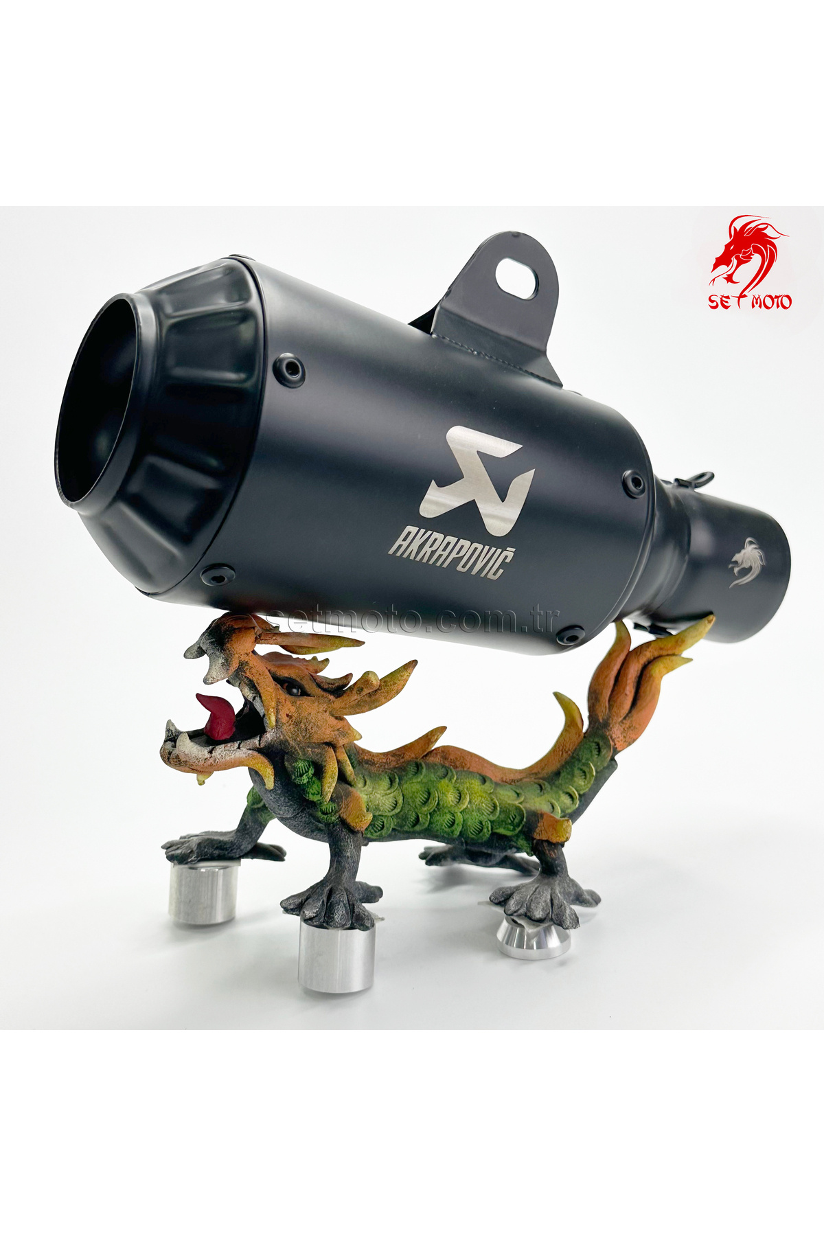 setmoto Tok Ses Tüp Akrep - Susturucu - Elyaflı