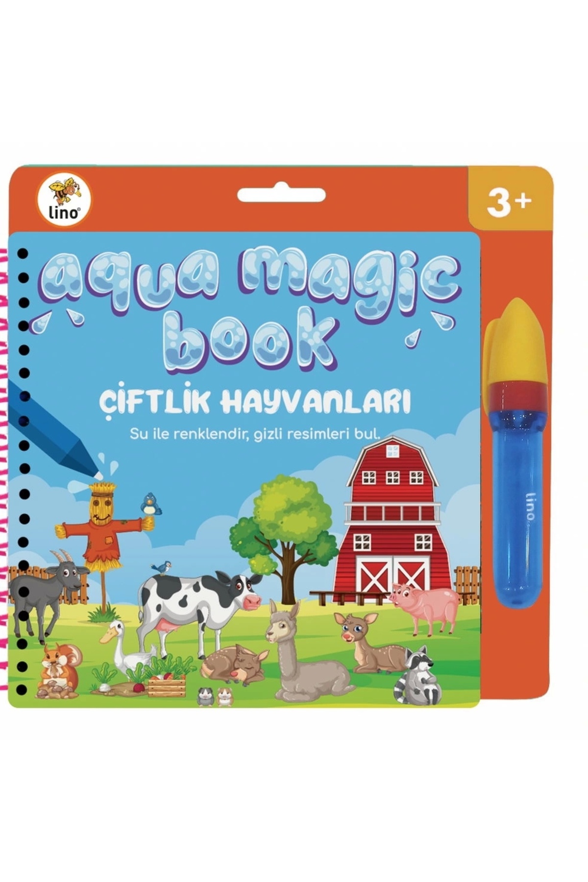Lino AQUA MAGİC BOOK HAYVANLAR (SİHİRLİ BOYAMA KİTABI)