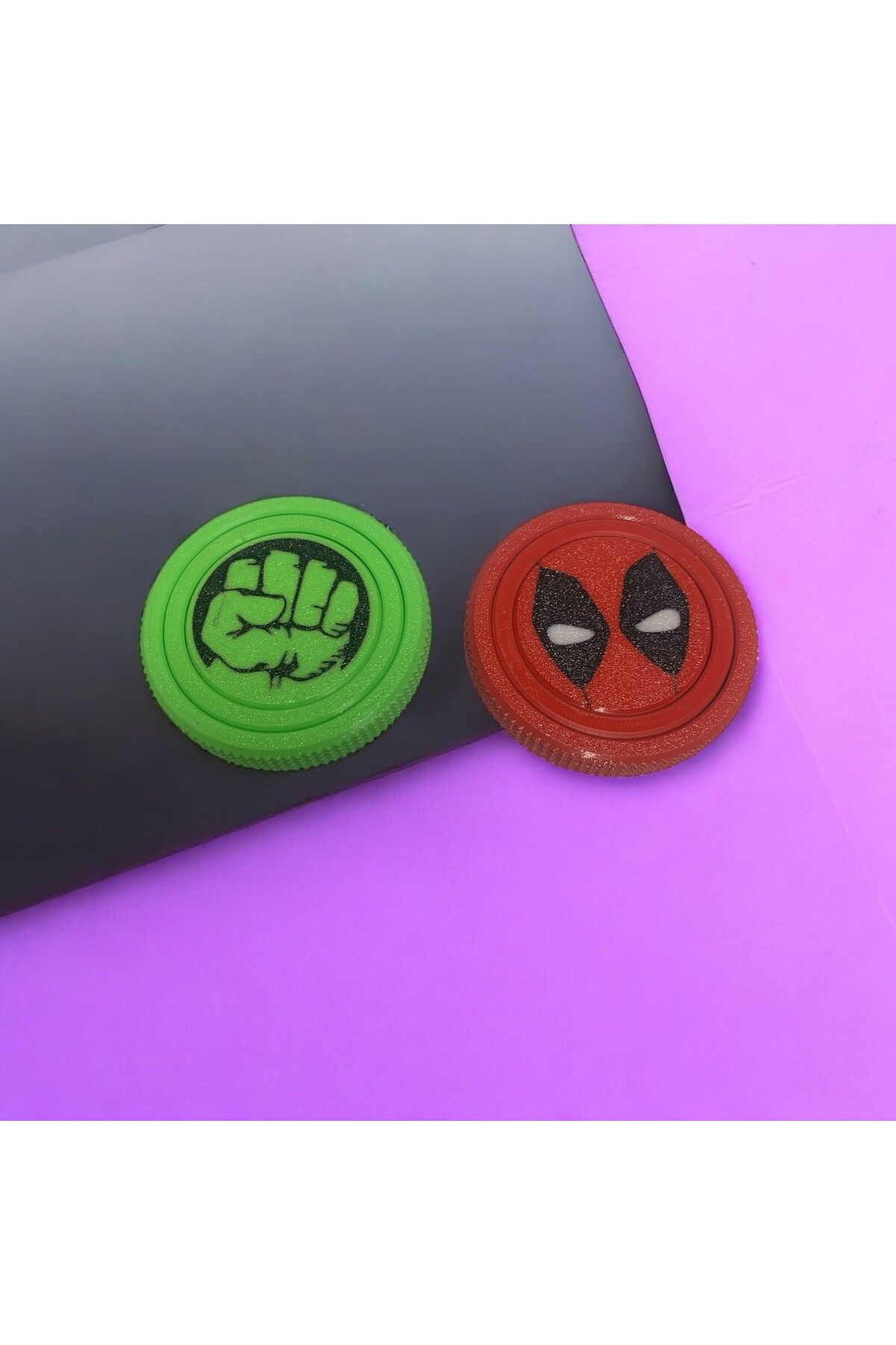 petadora-Taso Finger Developer with Spider Man and Hulk Theme Spinner Swivel 4