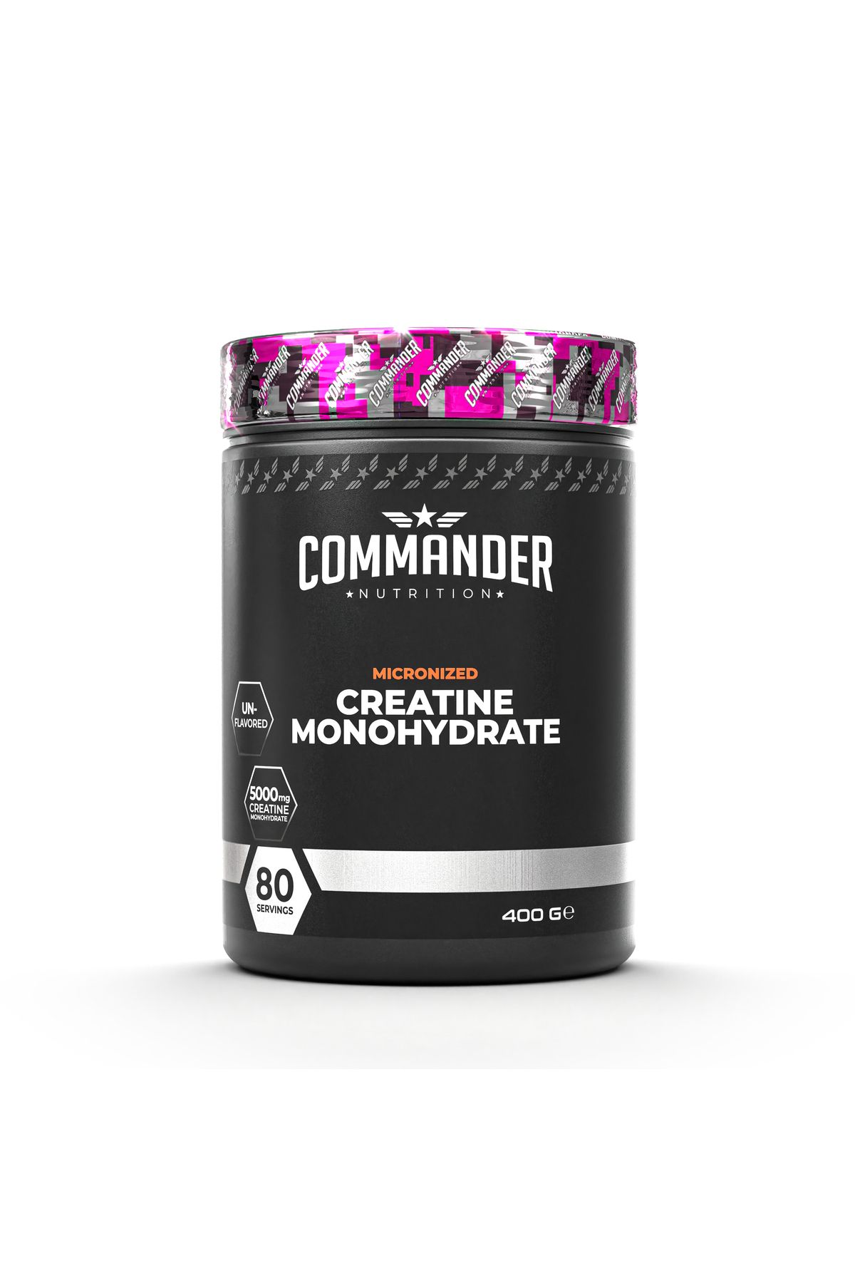 Commander Nutrition Creatine Monohydrate 200Mesh 400g (80 Servis)