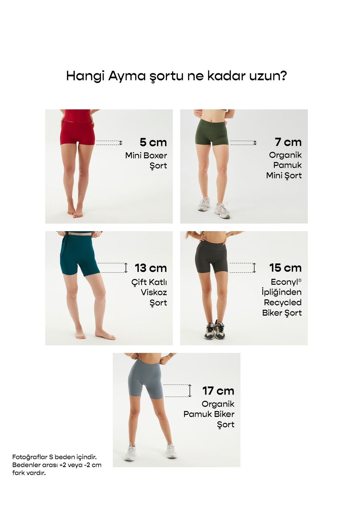 Ayma Active-Sangria Women Organic Cotton High Waist Biker Leggings Shorts 7