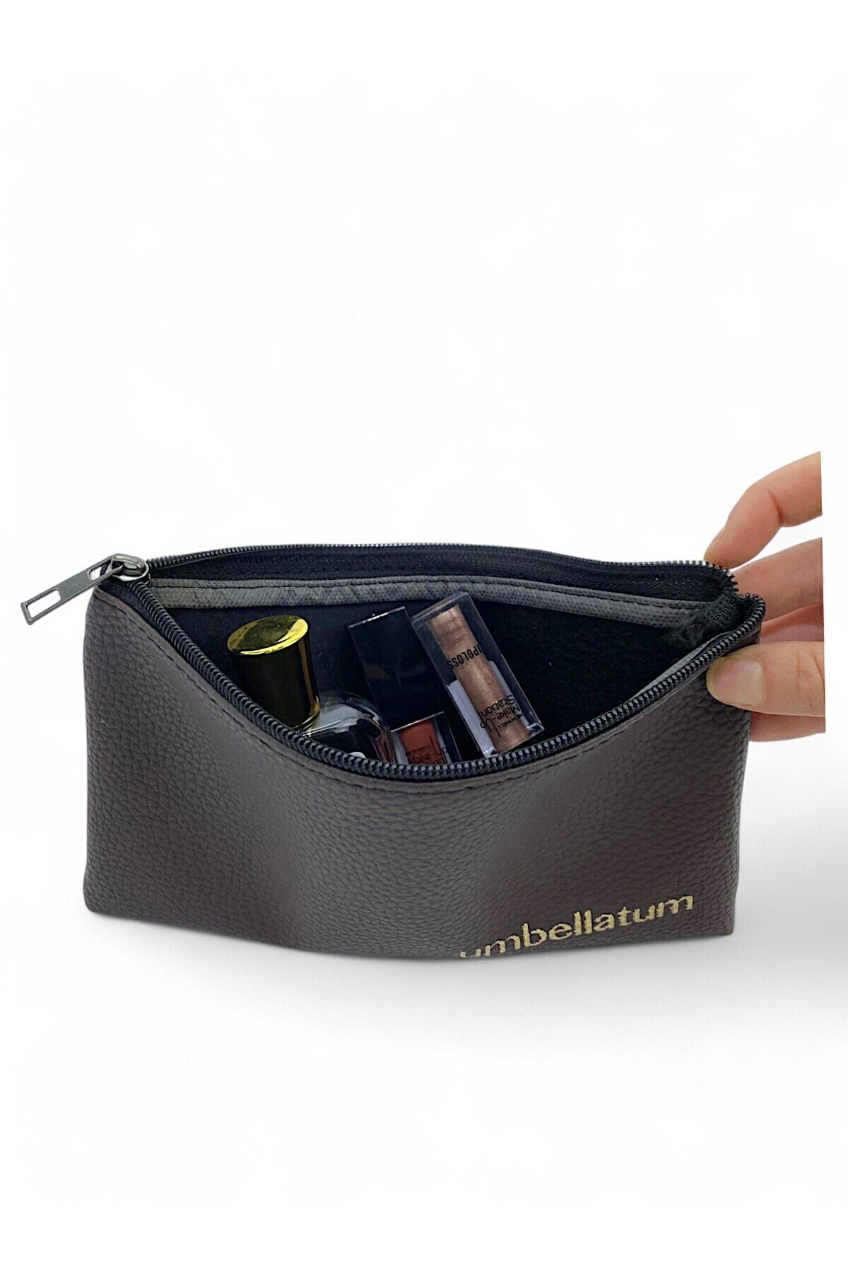 umbellatum-New Season Women's Shoulder Bag - Lined, Pocket, and Makeup Bag - Khaki 5