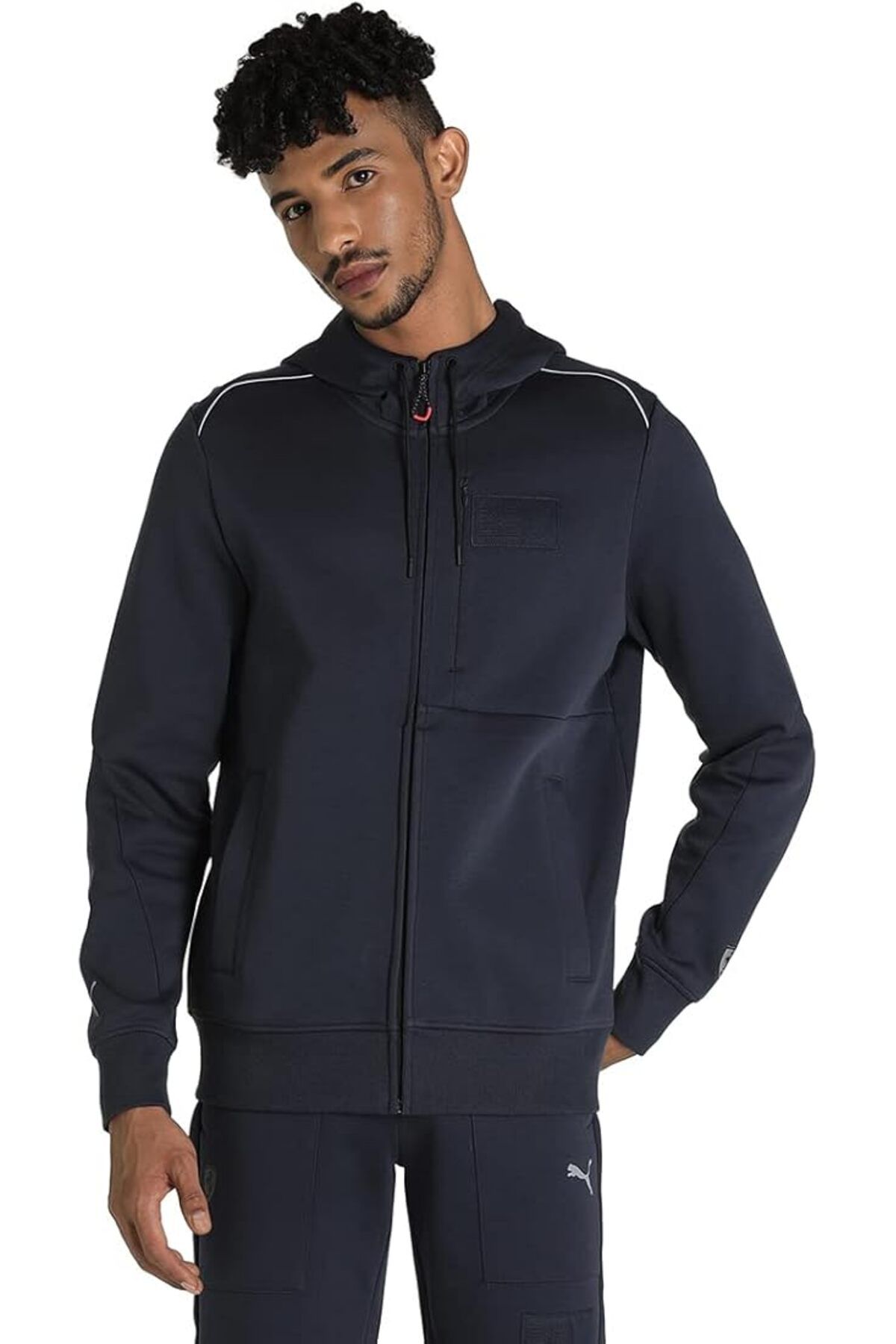 Puma Ferrari Style Hooded Swea Siyah Erkek Sweatshirt