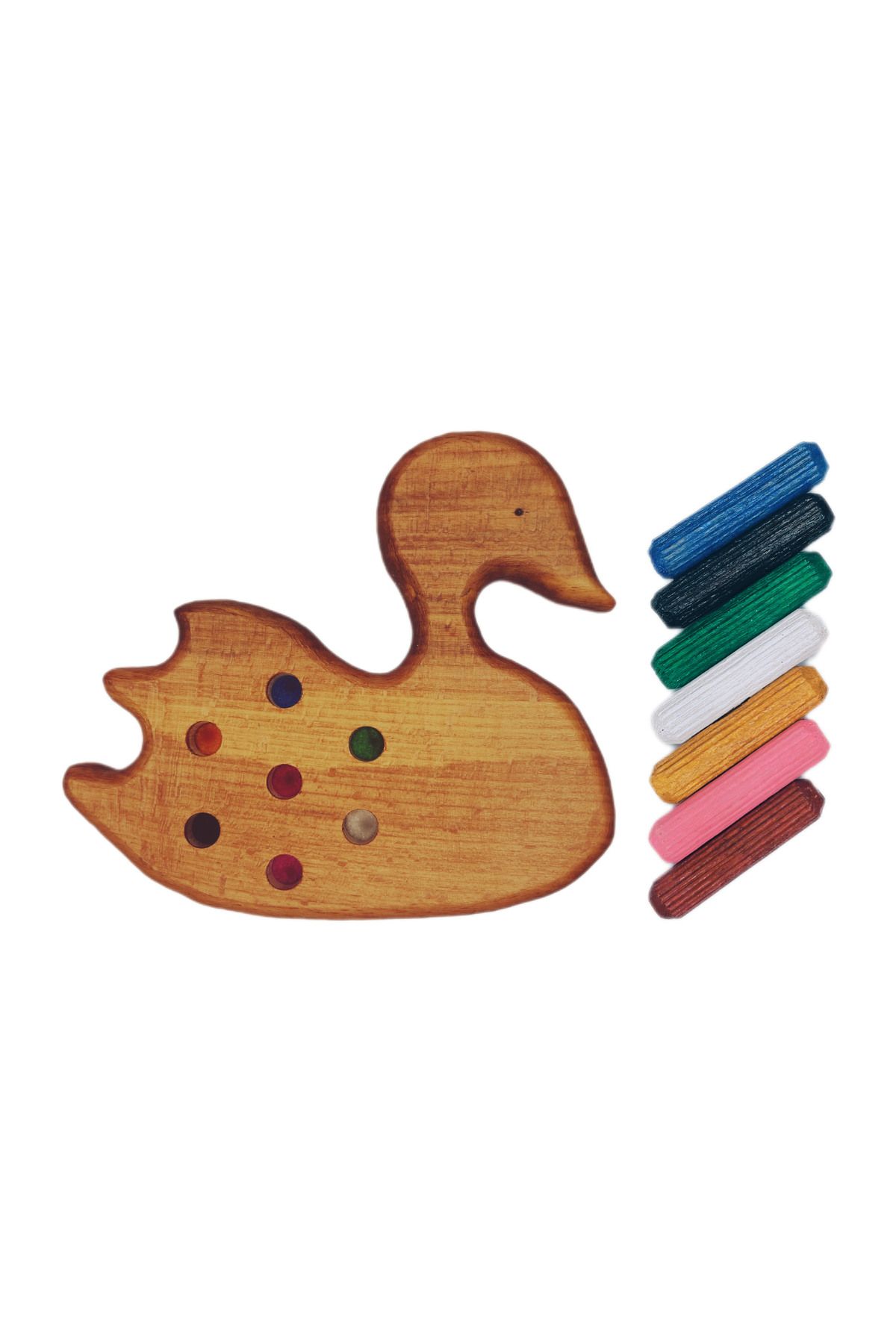 Sevimli Hayalet-Wooden Swan Stick Stringing Game 3